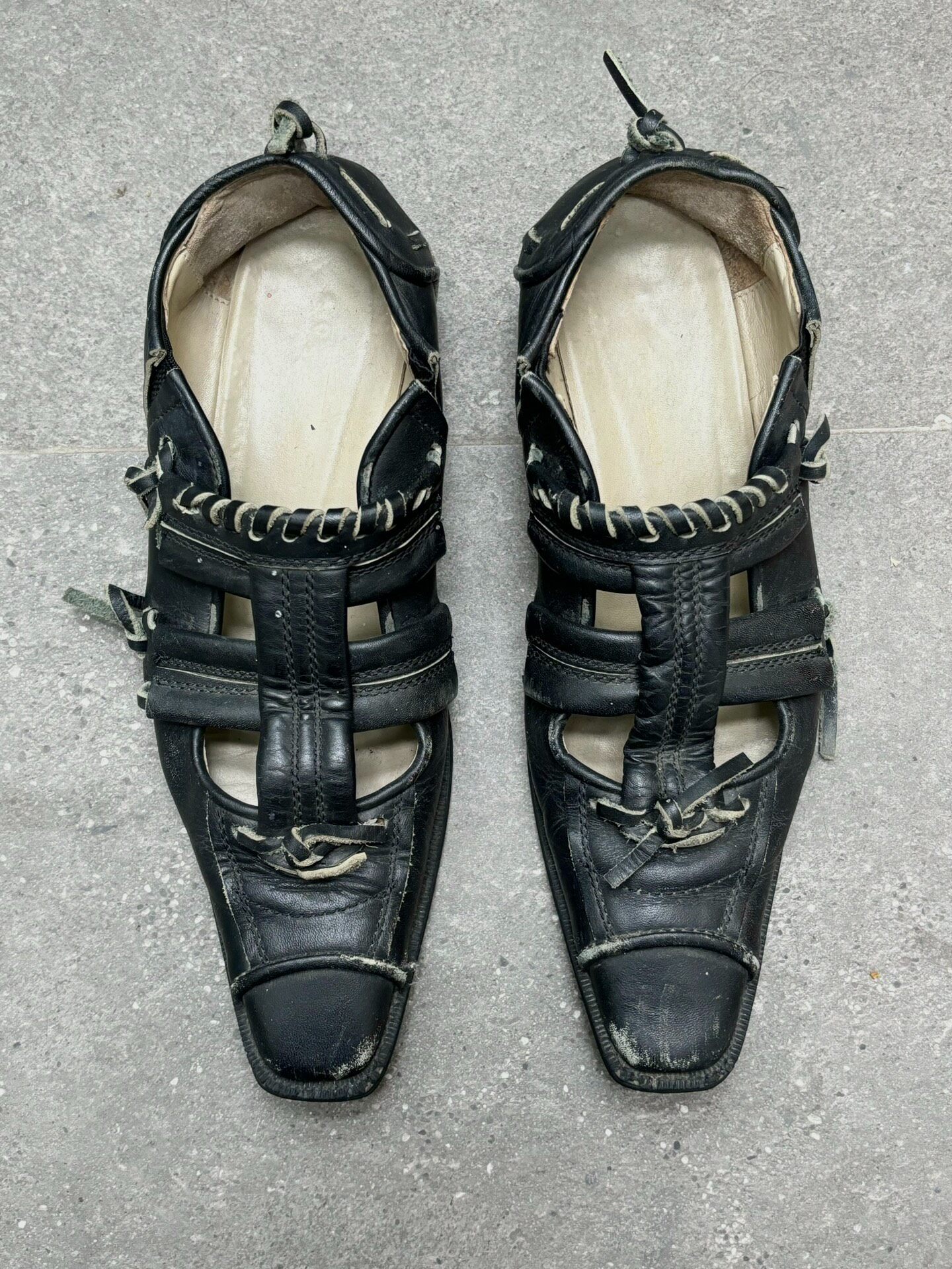 Comme Des Garcons S/S05 Rope Knot Shoes — detail