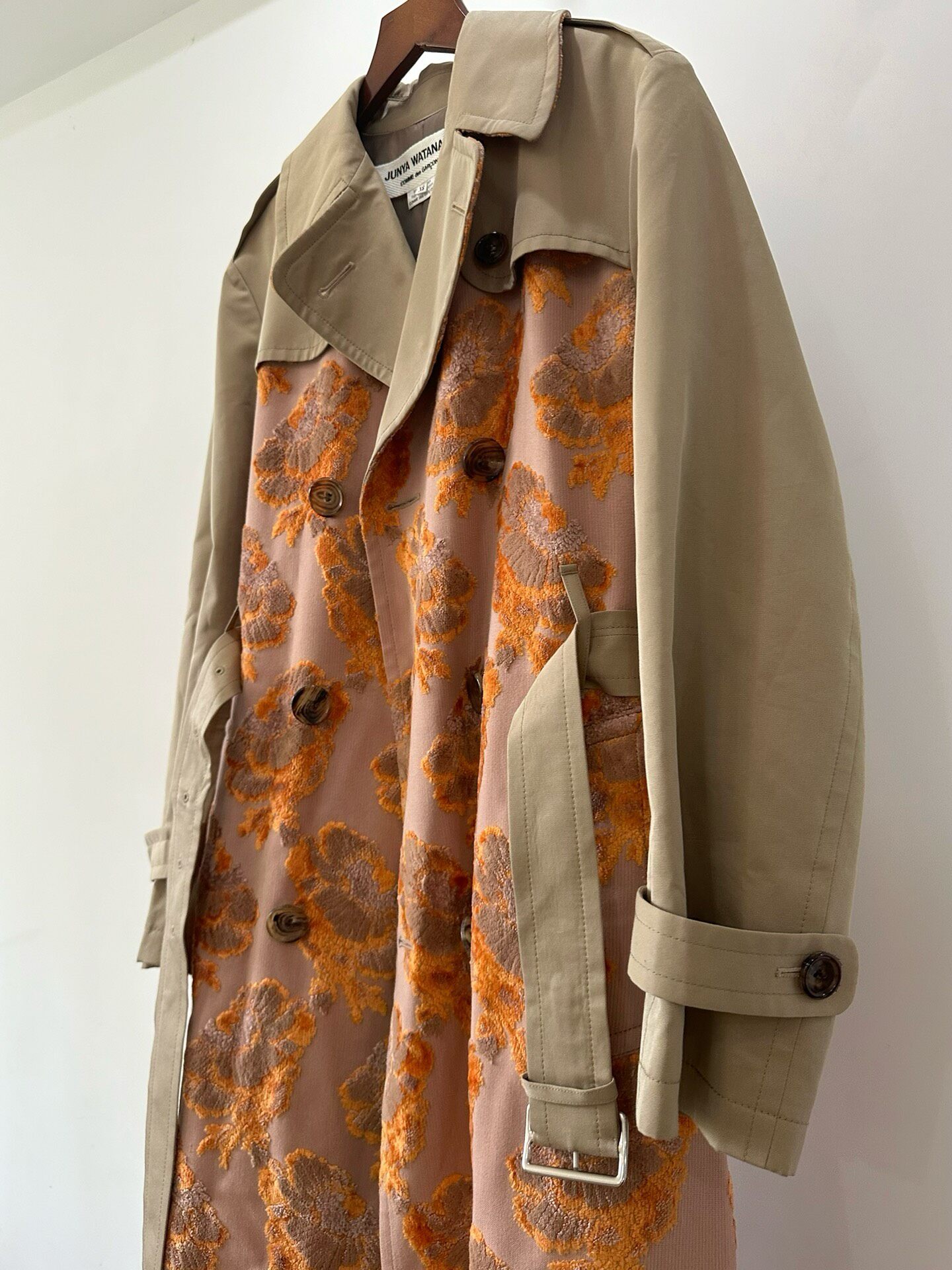 Junya Watanabe Floral Trench Coat — detail
