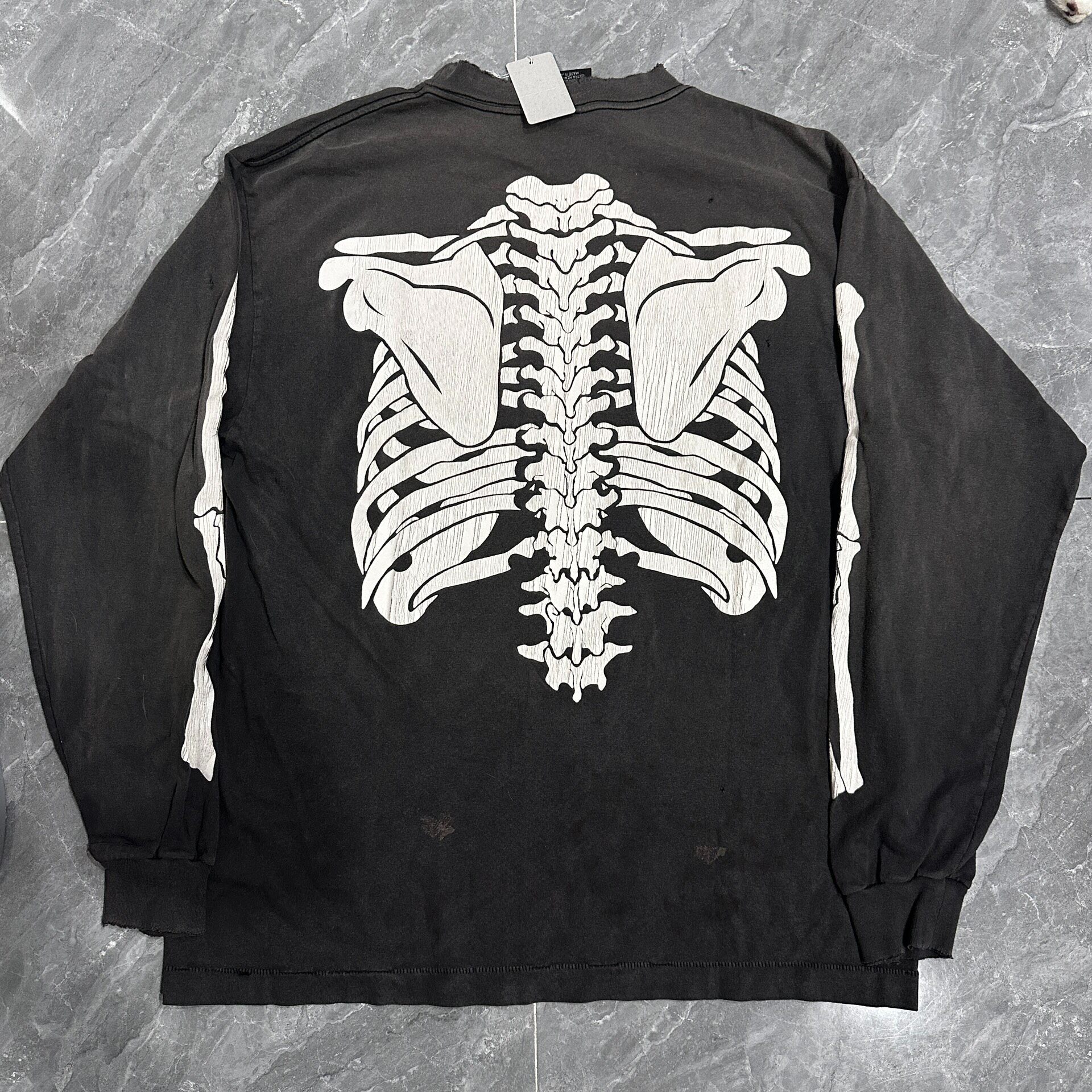 Saint Michael Vlone Limited Skeleton Long Sleeve Shirt — front