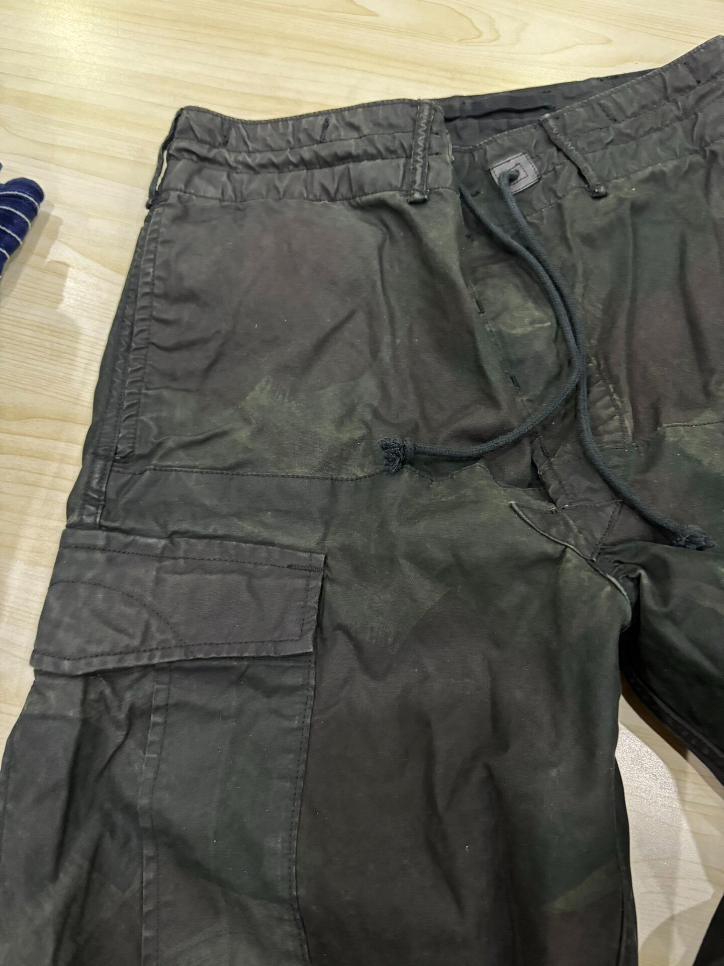 RRL Dark Camo Cargo Pants — front
