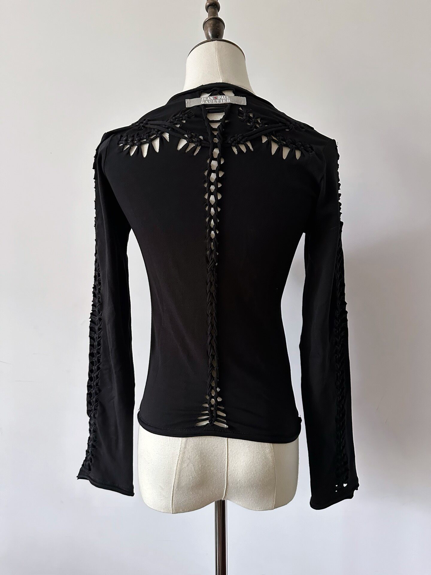 Jean Paul Gaultier 2001s Braided Cut-out Top — front
