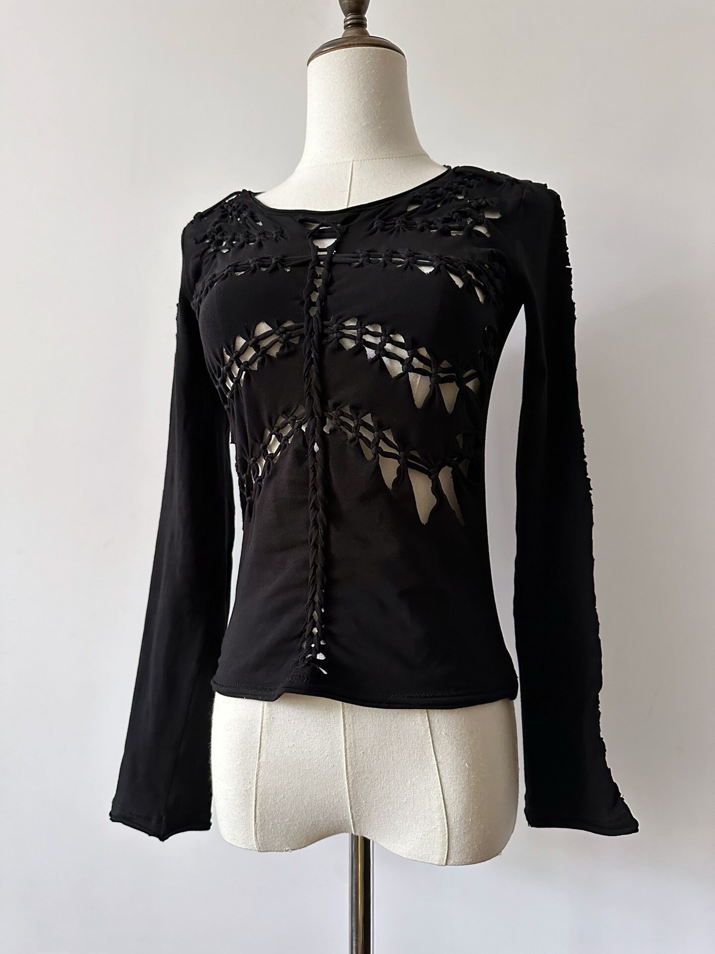 Jean Paul Gaultier 2001s Braided Cut-out Top
