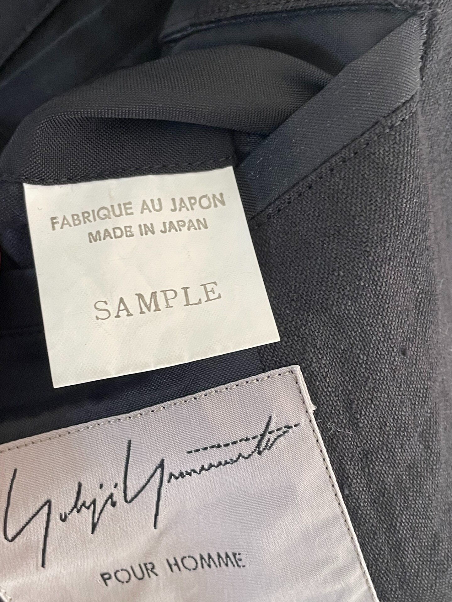 Yohji Yamamoto 09SS Sashiko Jacket — label