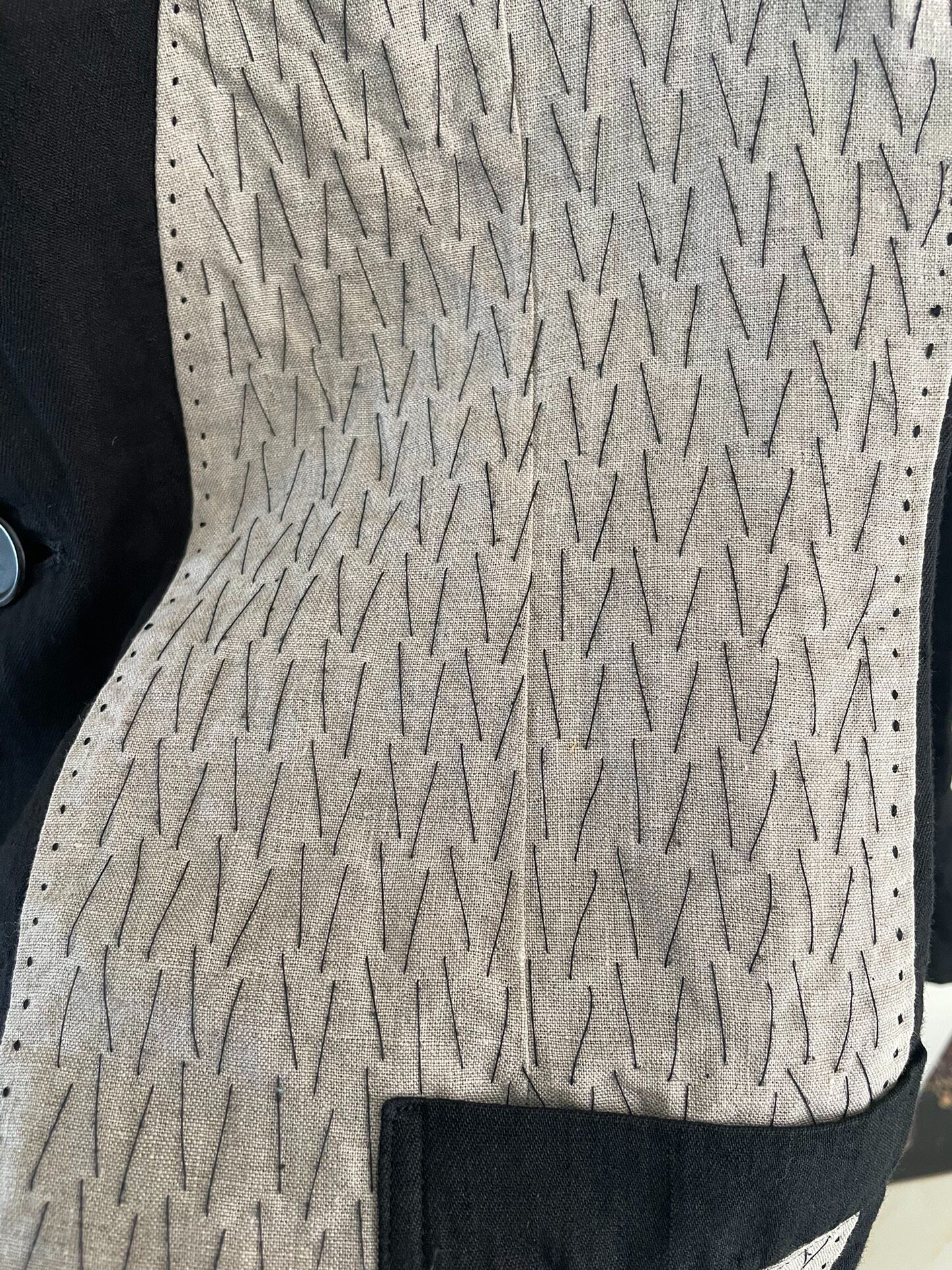 Yohji Yamamoto 09SS Sashiko Jacket — front