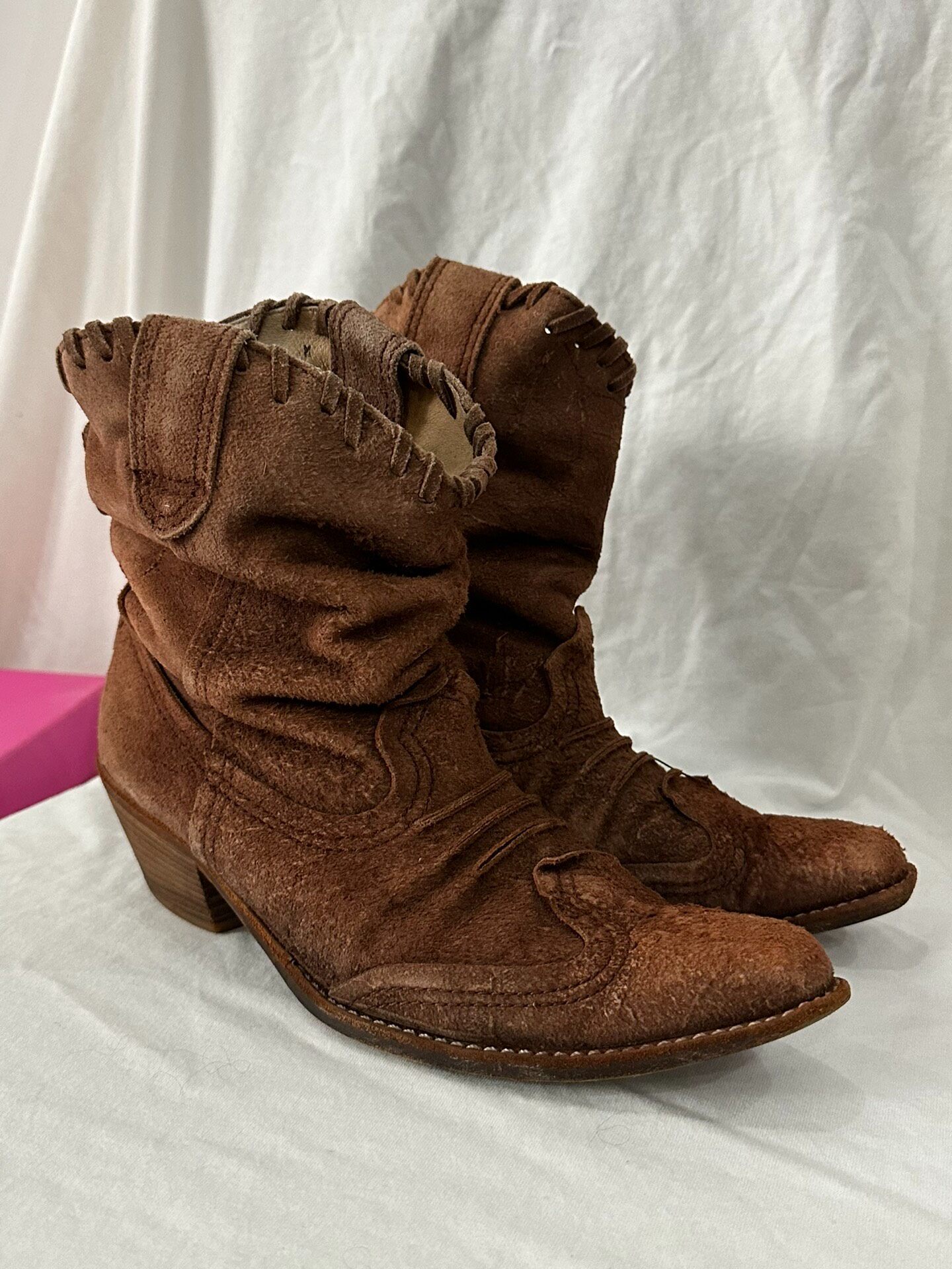 Junya Watanabe Suede Western Boots — front