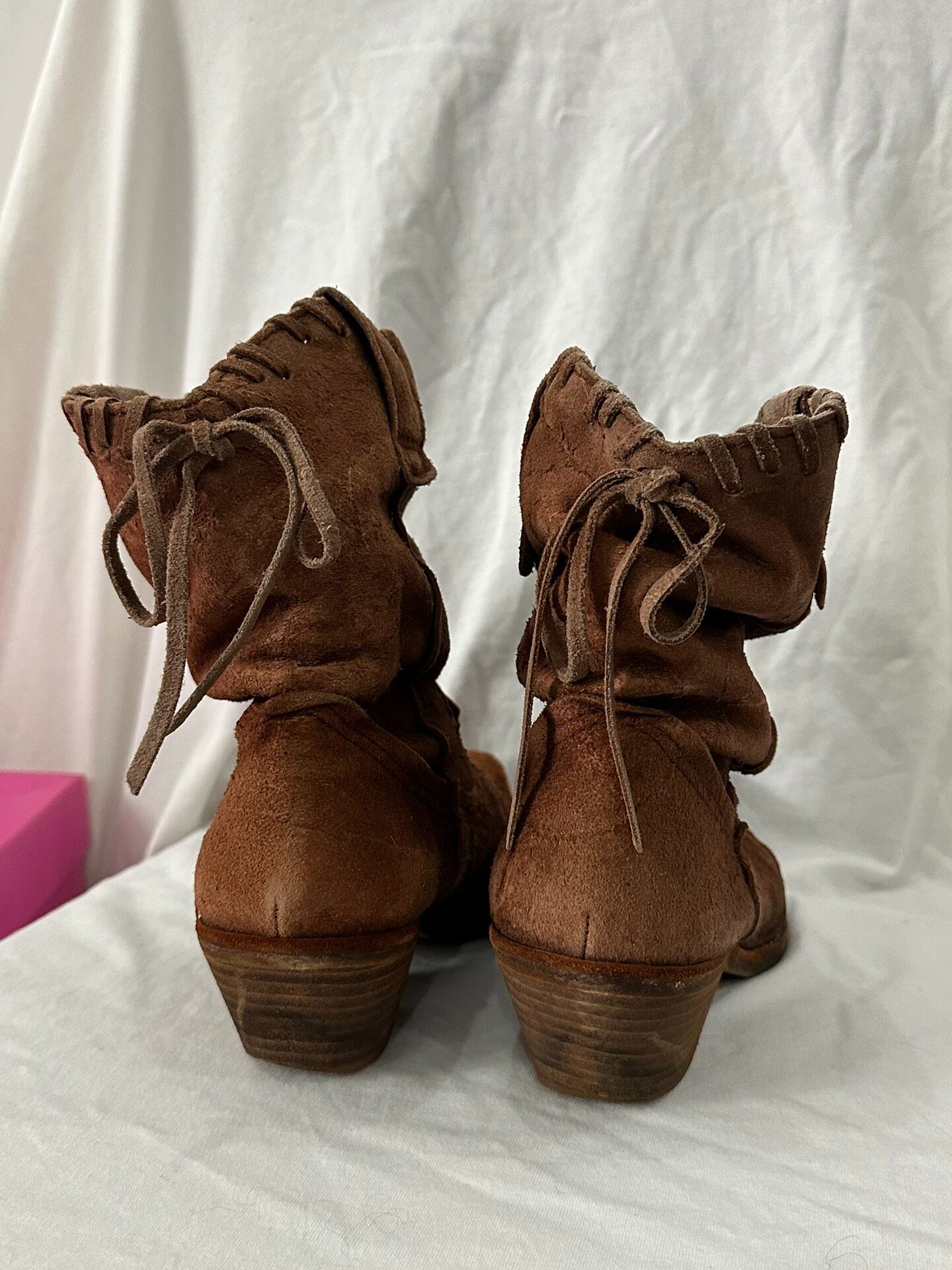Junya Watanabe Suede Western Boots — detail