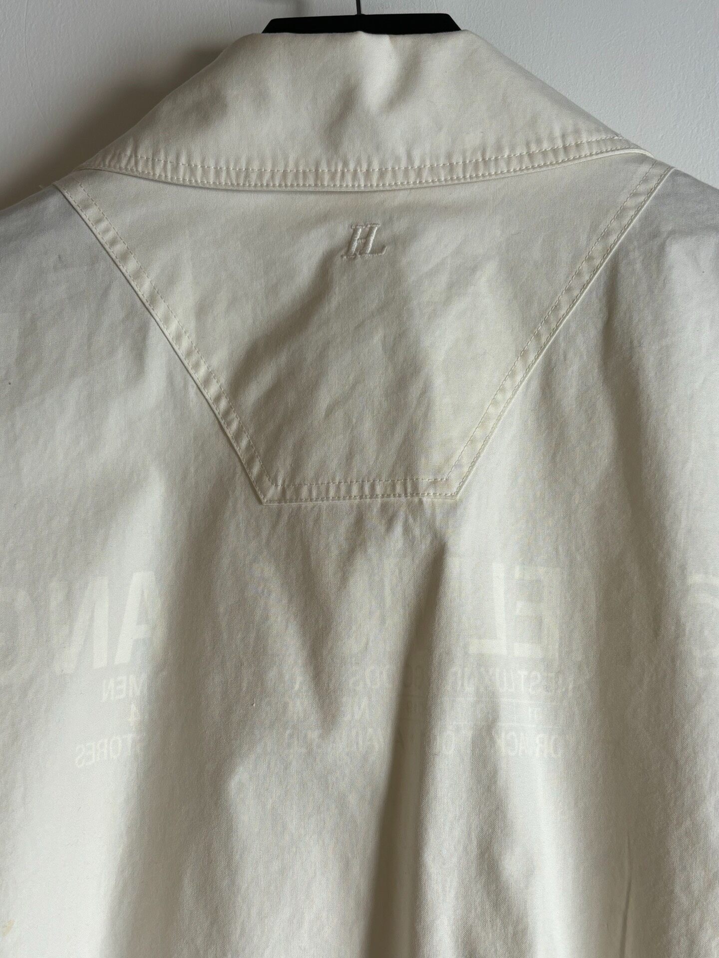 Helmut Lang 4-Zipper Short Jacket — label