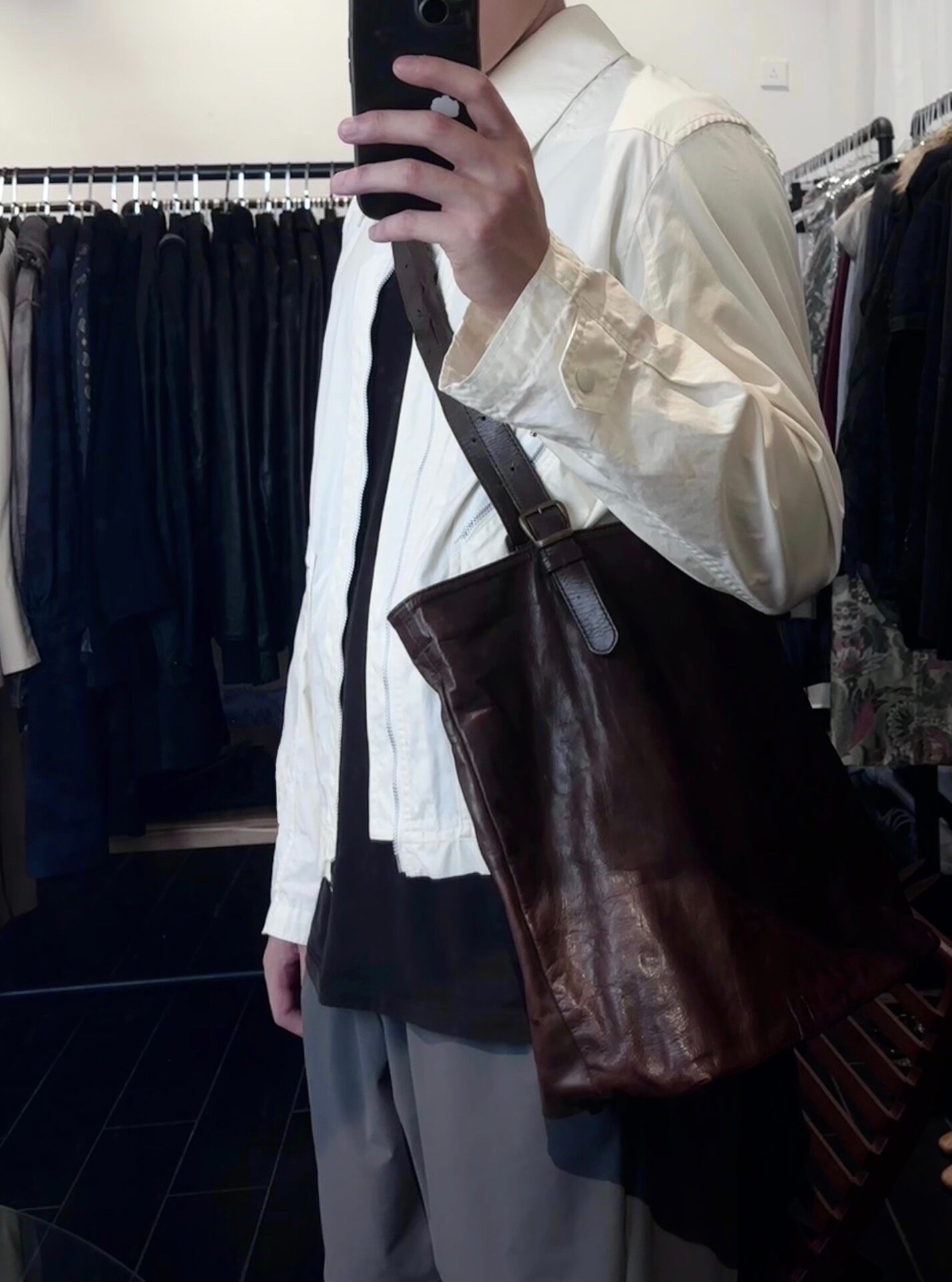 Helmut Lang 4-Zipper Short Jacket — front
