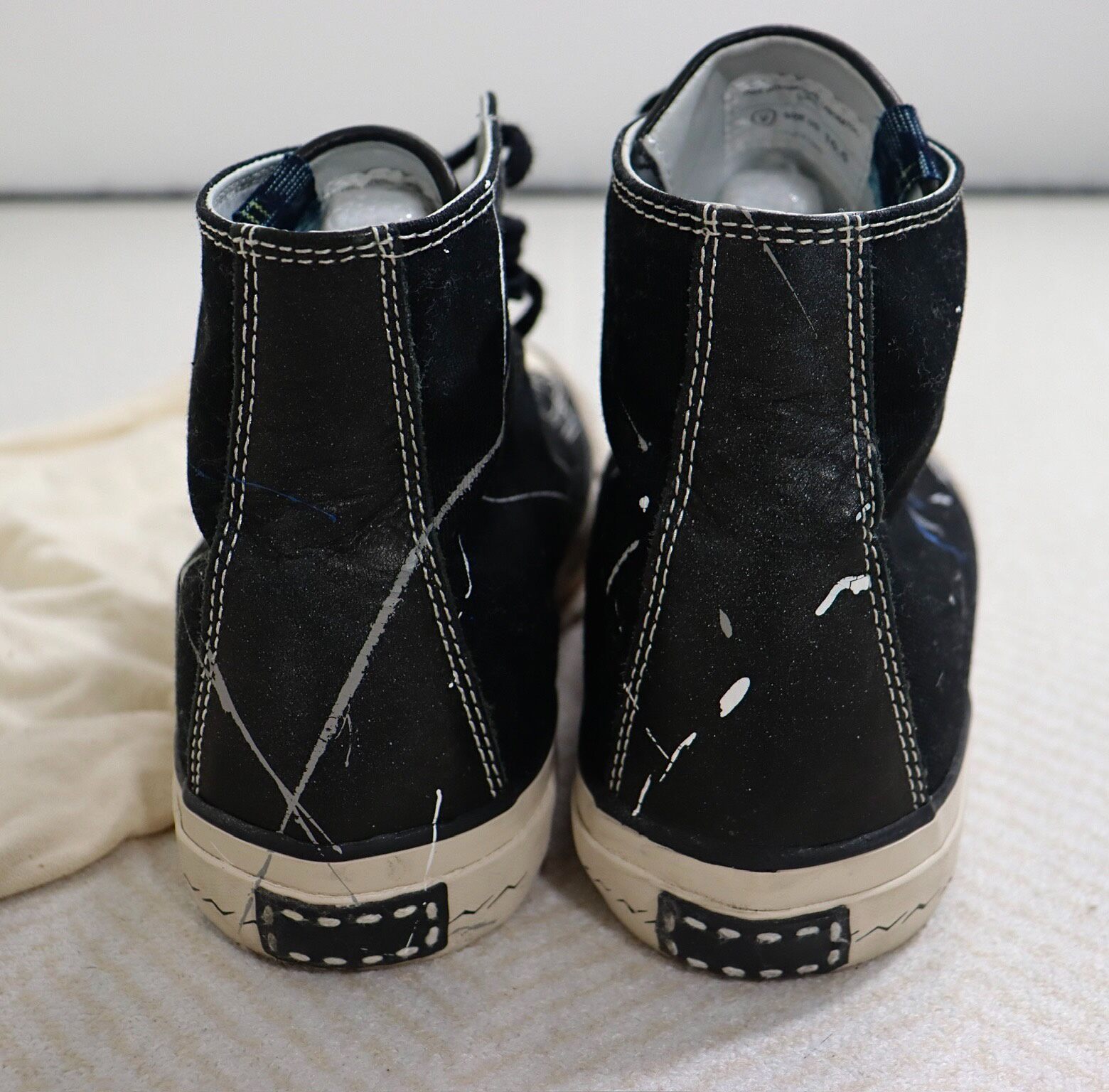 Visvim 19AW ICT Skagway Hi Sneakers — label