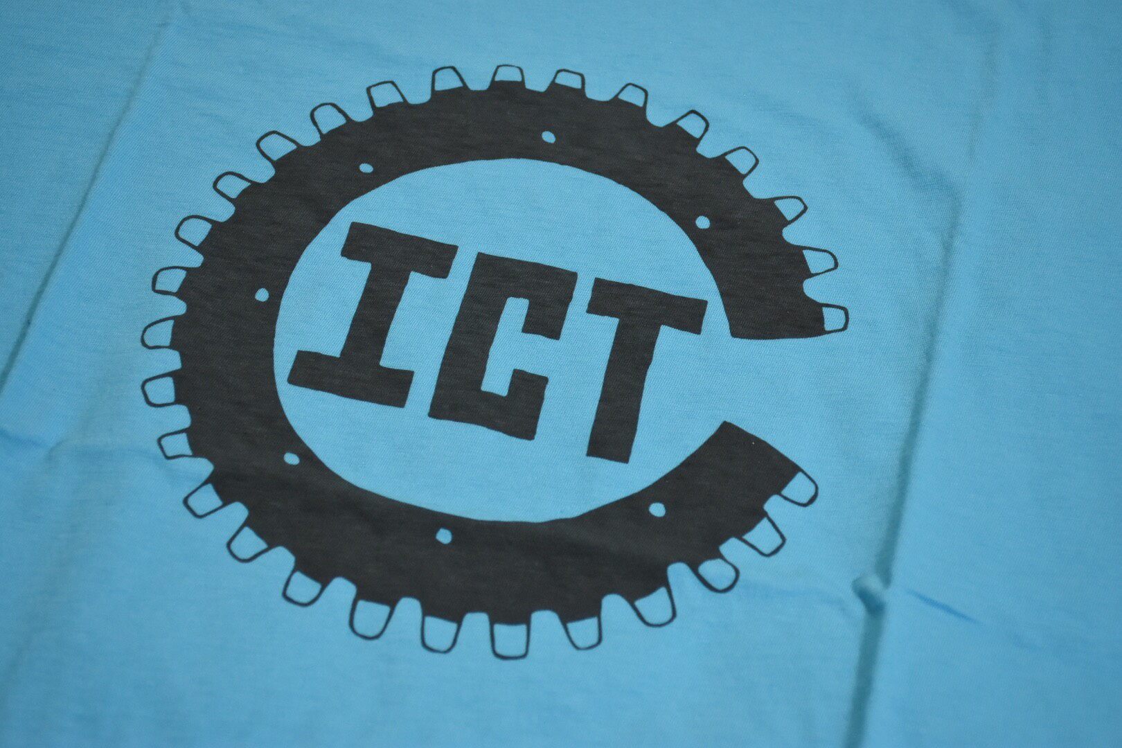 Visvim 24SS ICT Jumbo Tee Blue — detail