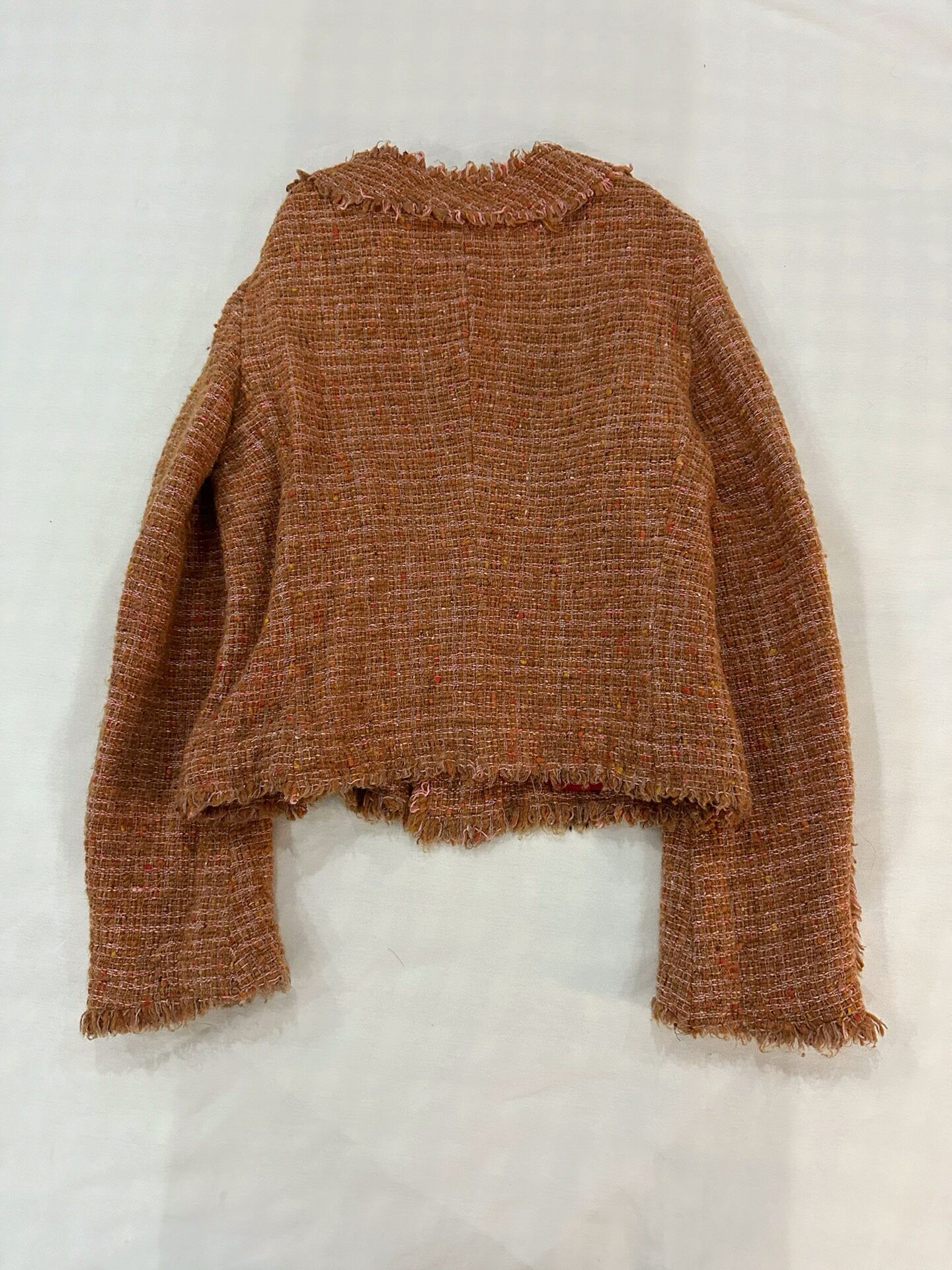 Junya Watanabe Brown Tweed Jacket — back