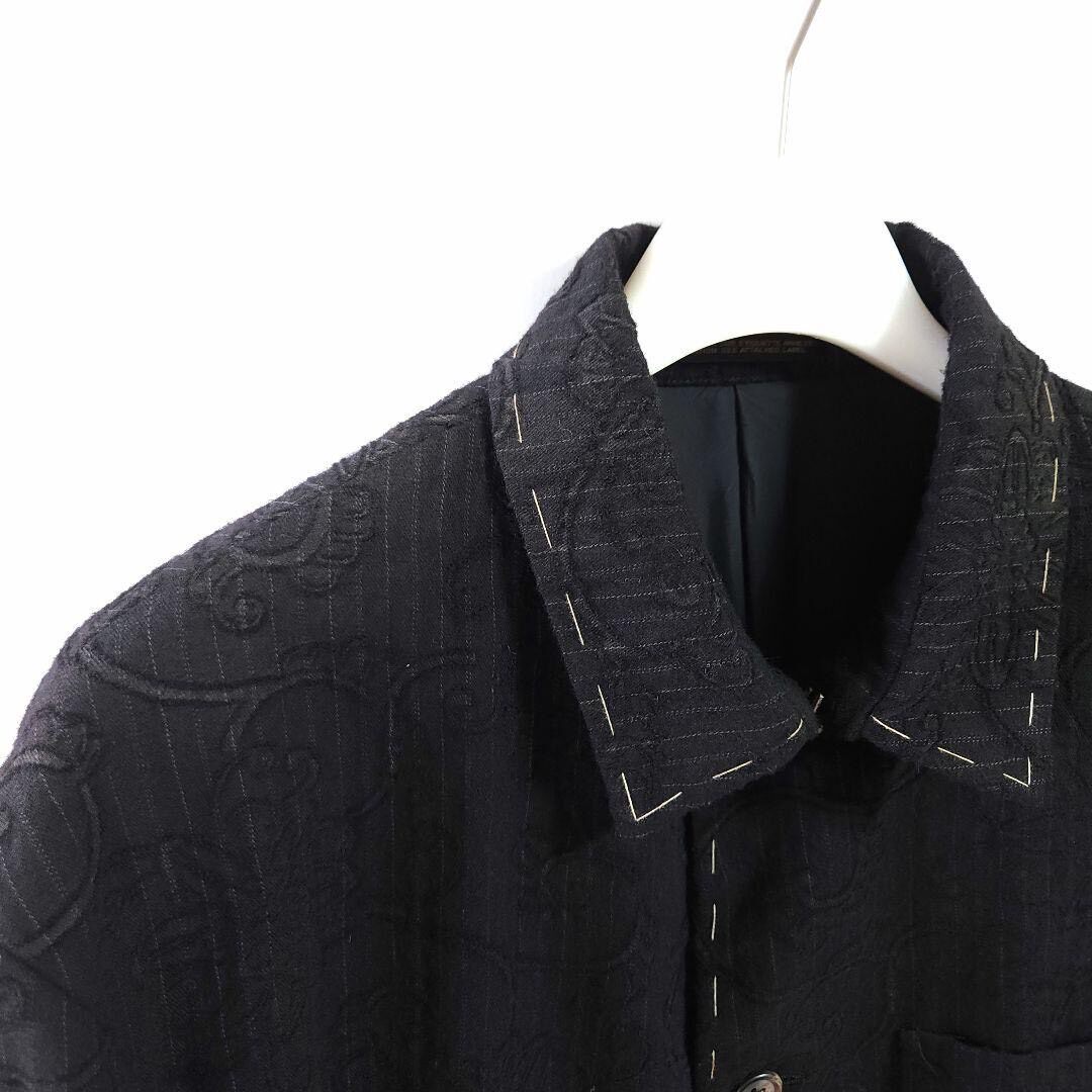 Yohji Yamamoto 1998 Topstitch Coat — front