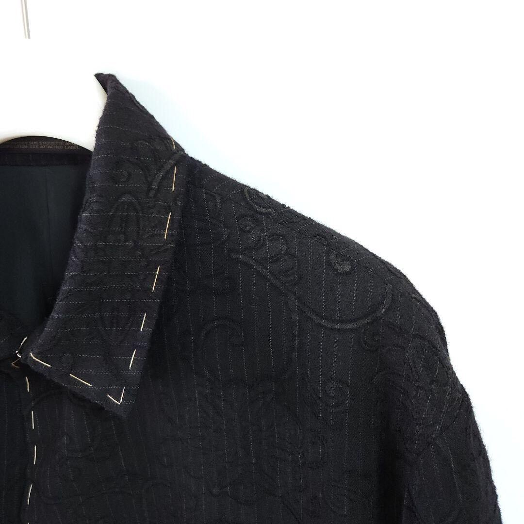 Yohji Yamamoto 1998 Topstitch Coat — detail