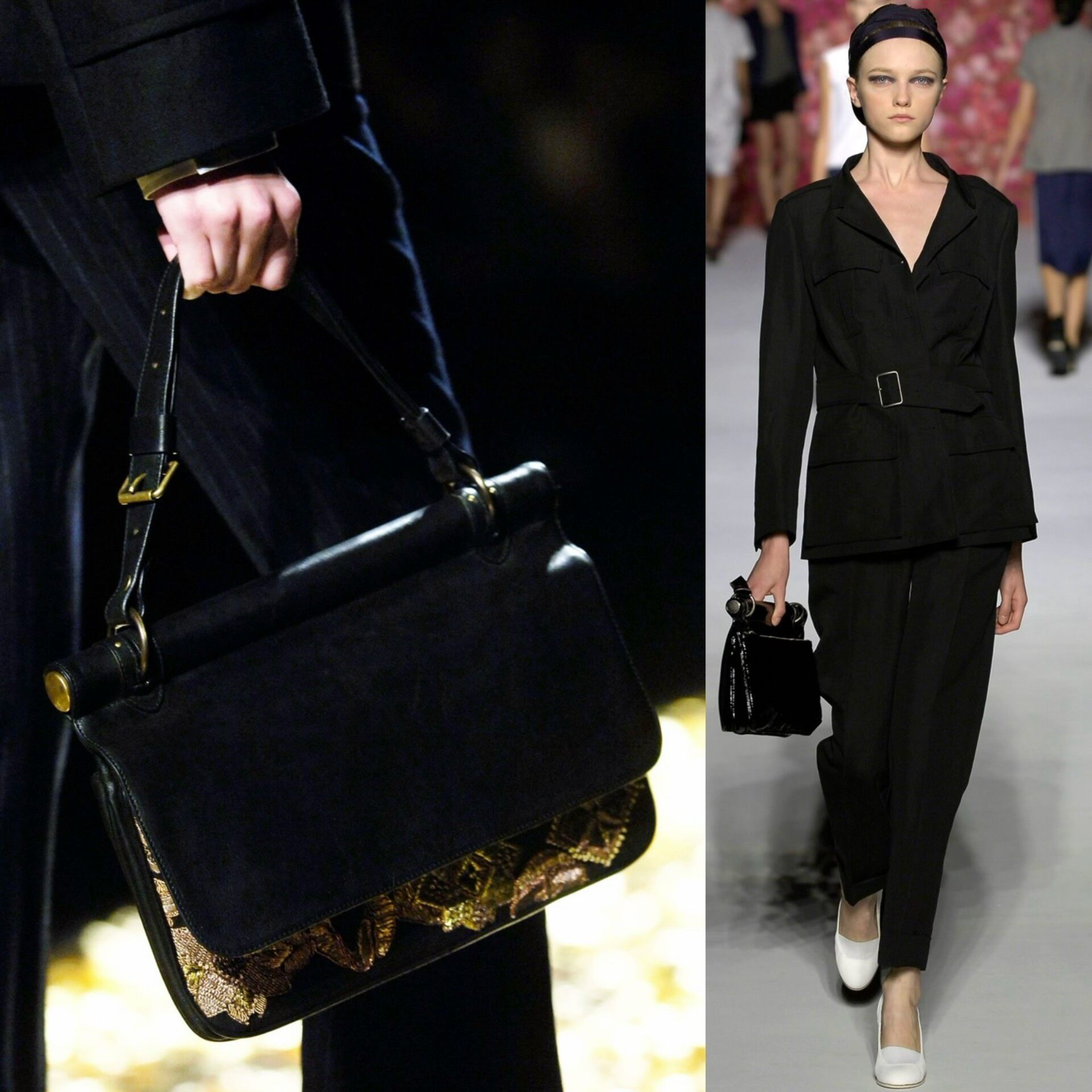 Dries van Noten 2007 Vintage Shoulder Bag — detail