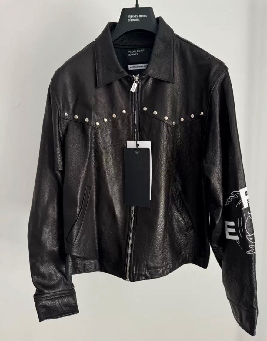 Enfants Riches Deprimes ERD22 Limited Leather Jacket — front
