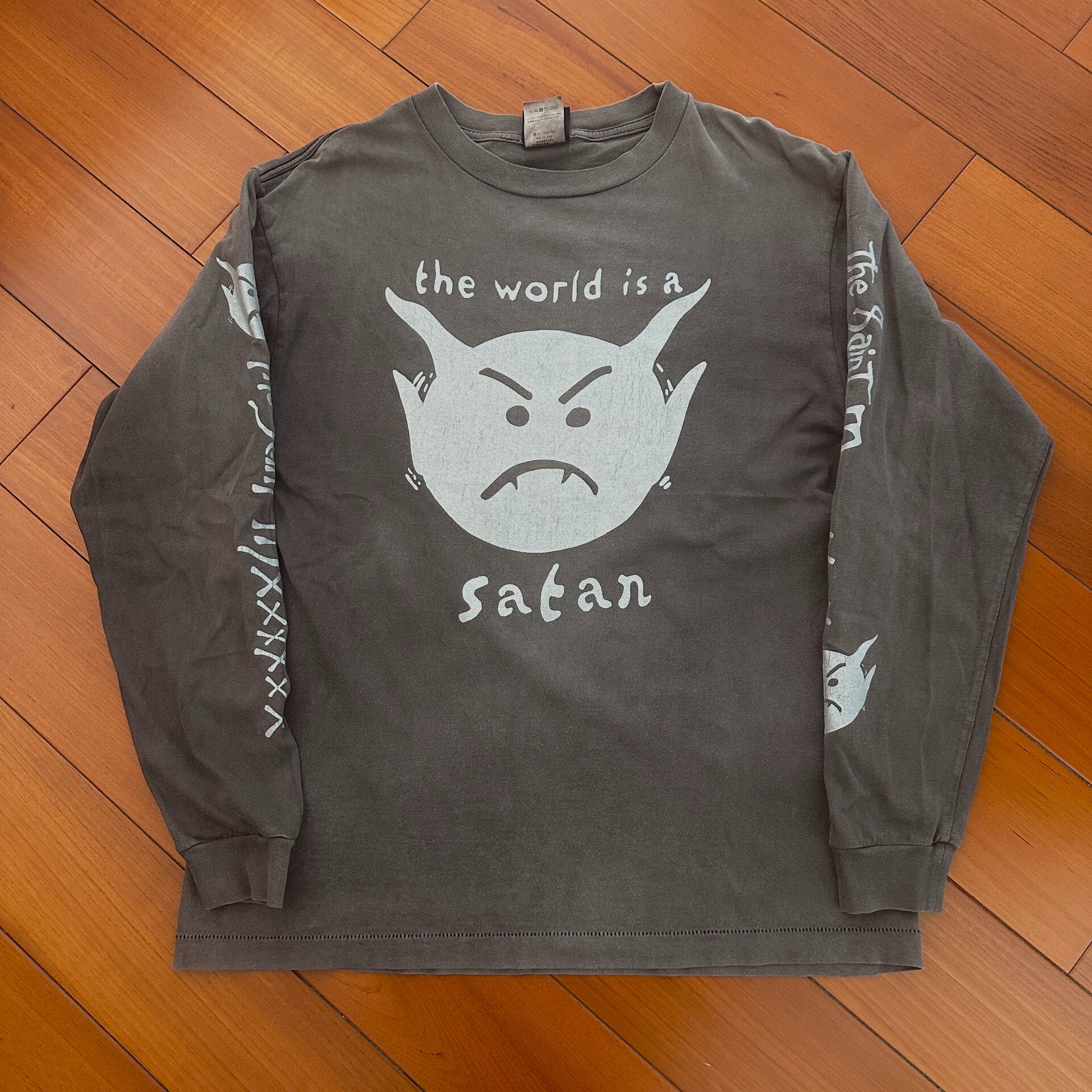 Saint Michael Devil Pumpkin Long Sleeve Shirt