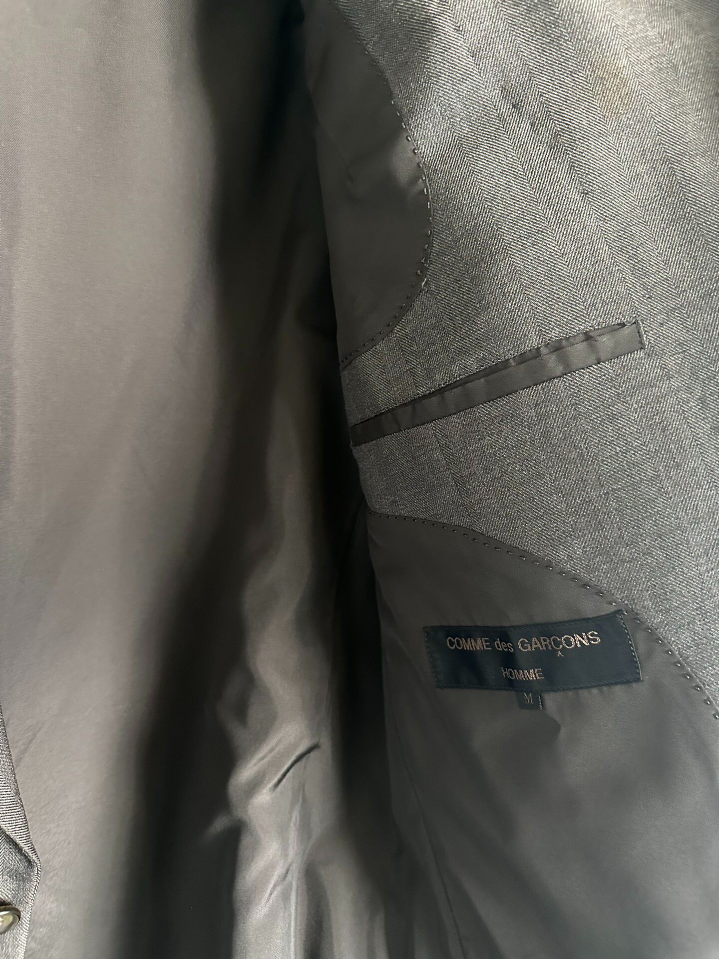 Comme des Garcons Homme Blazer Size M — label
