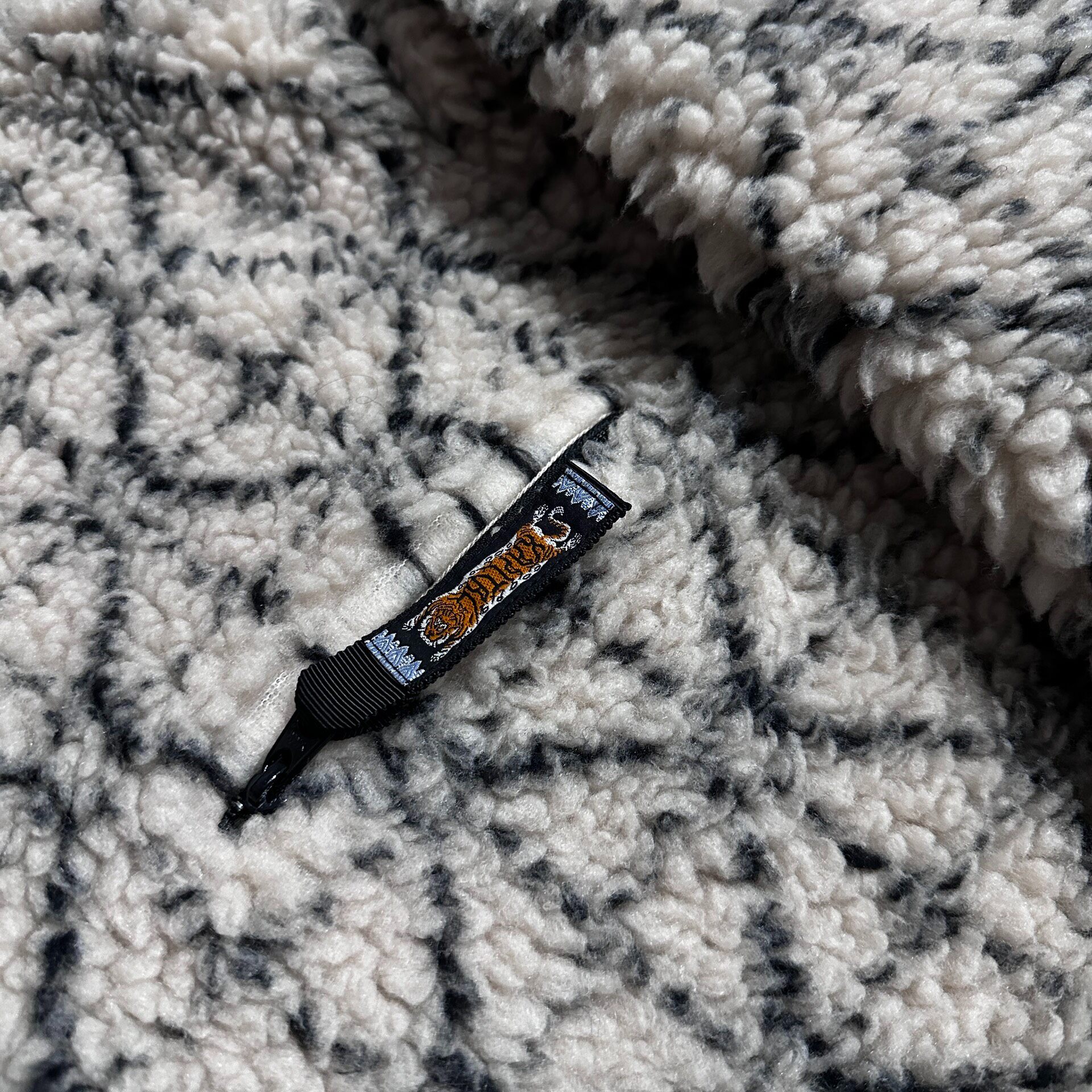 Kapital Reversible Sherpa Jacket — detail