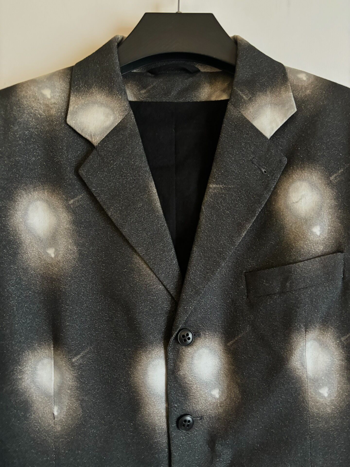 Ann Demeulemeester Bulb Print Jacket — detail