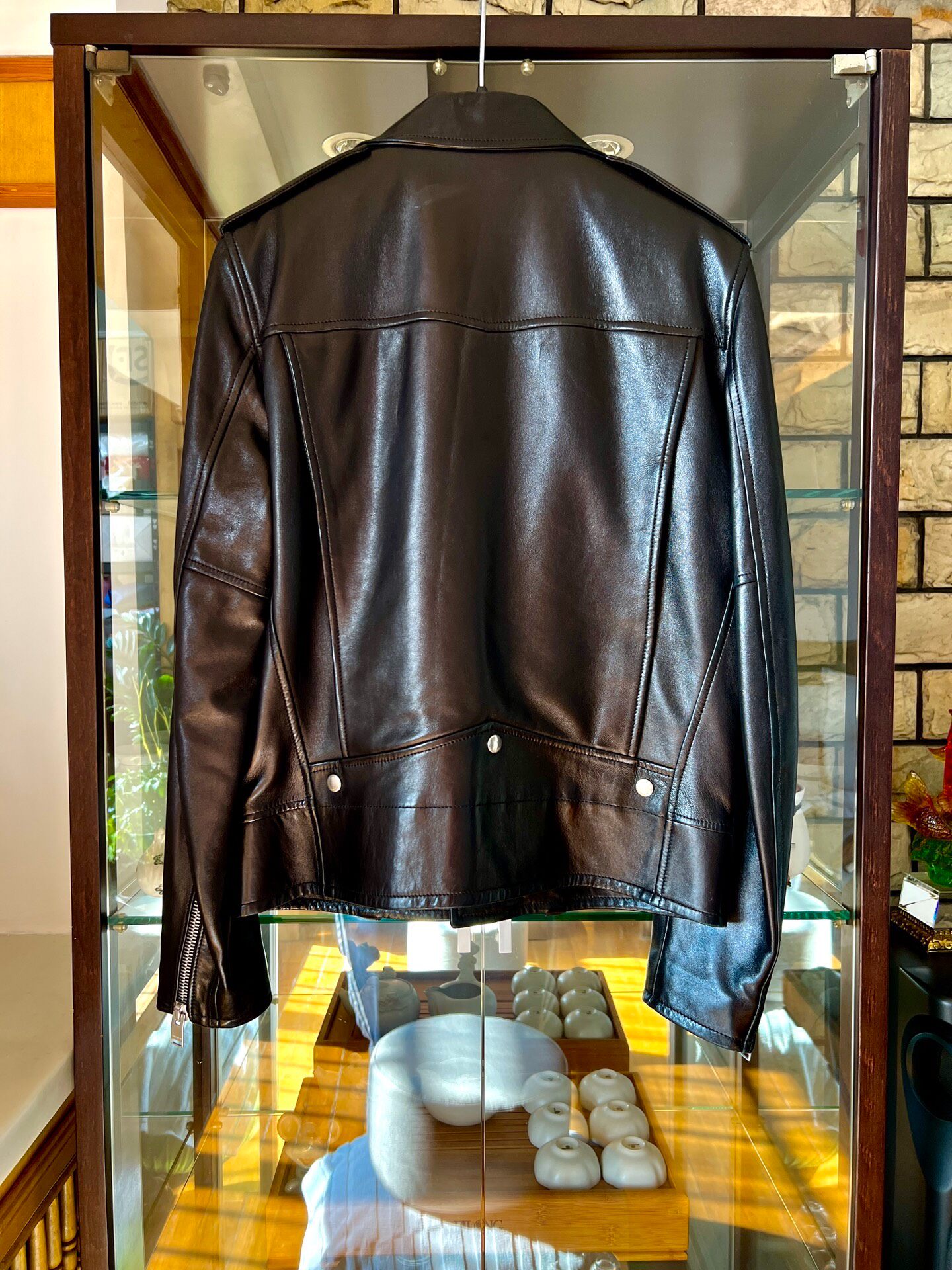 Saint Laurent 13FW L01 Lambskin Biker Jacket — back