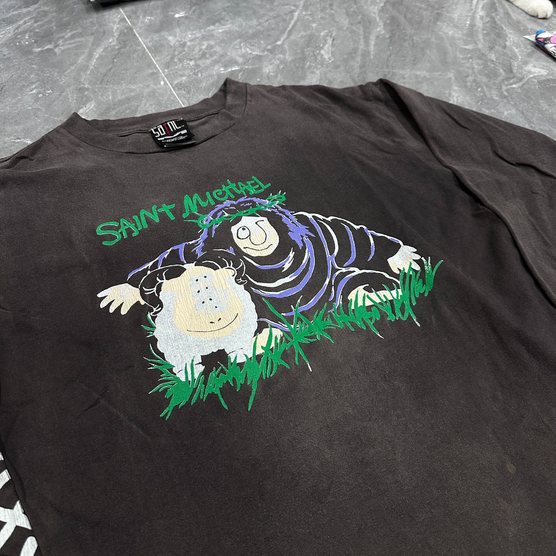 Saint Michael A21 Long-Sleeve Graphic Shirt — detail