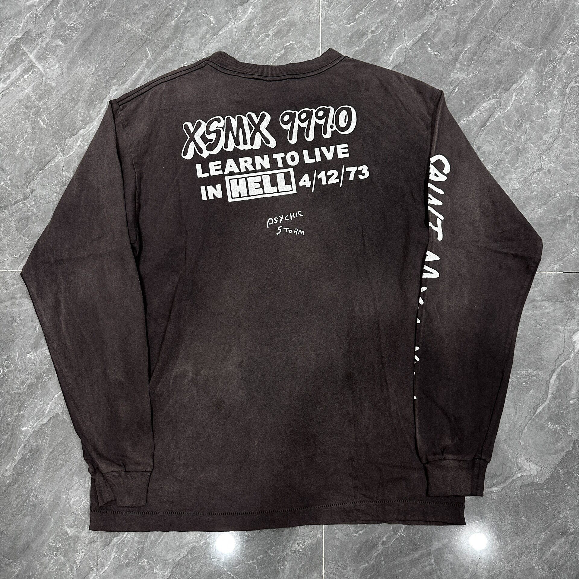Saint Michael A21 Long-Sleeve Graphic Shirt — front