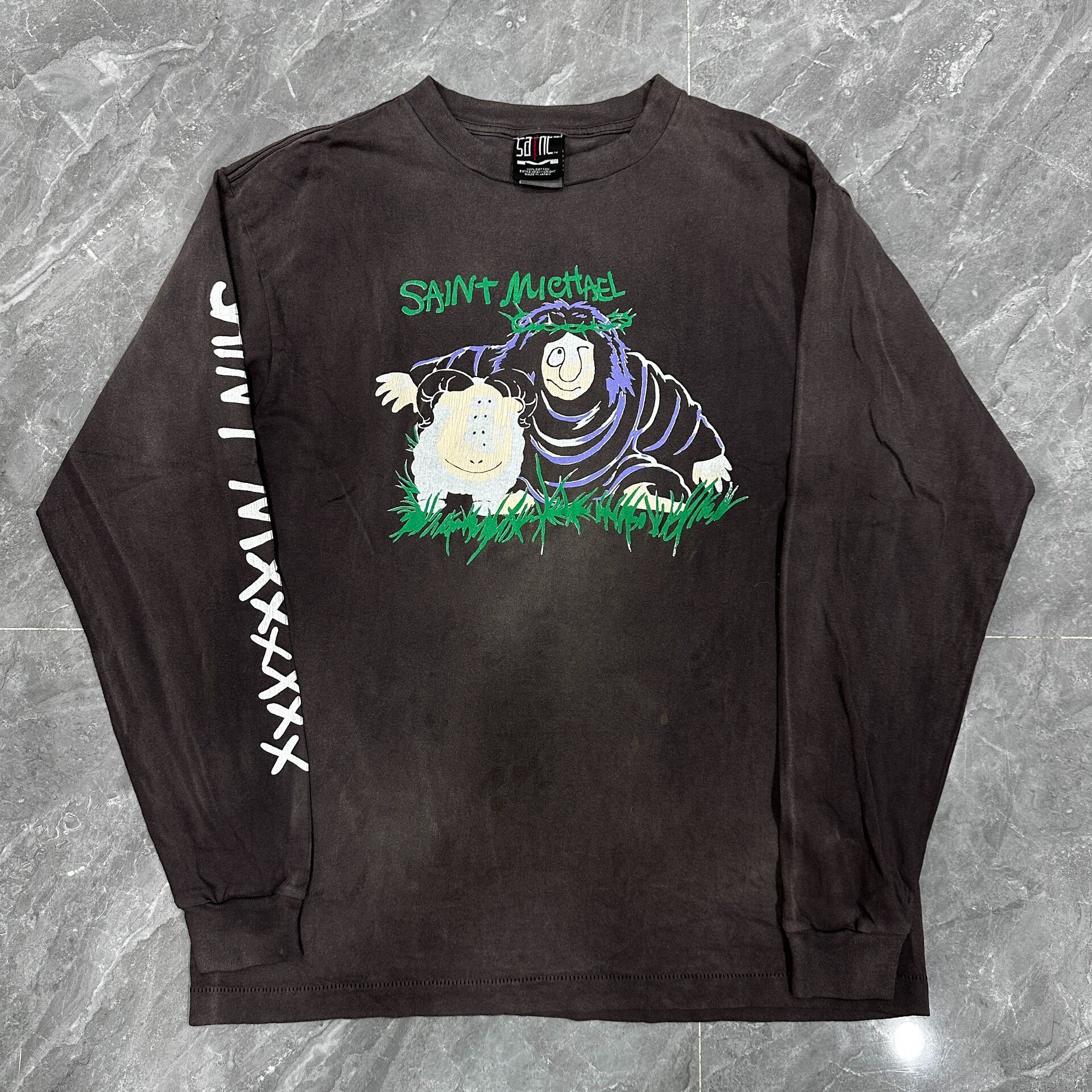 Saint Michael A21 Long-Sleeve Graphic Shirt