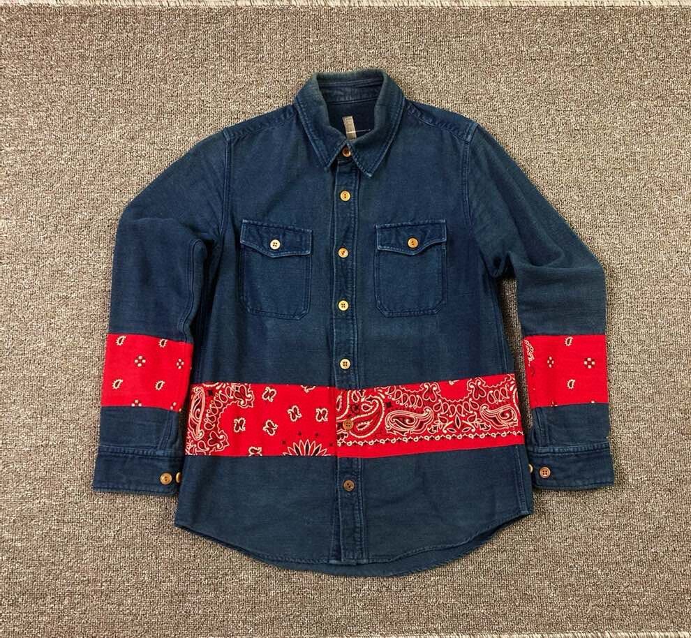 Visvim ICT Paisley Denim Shirt