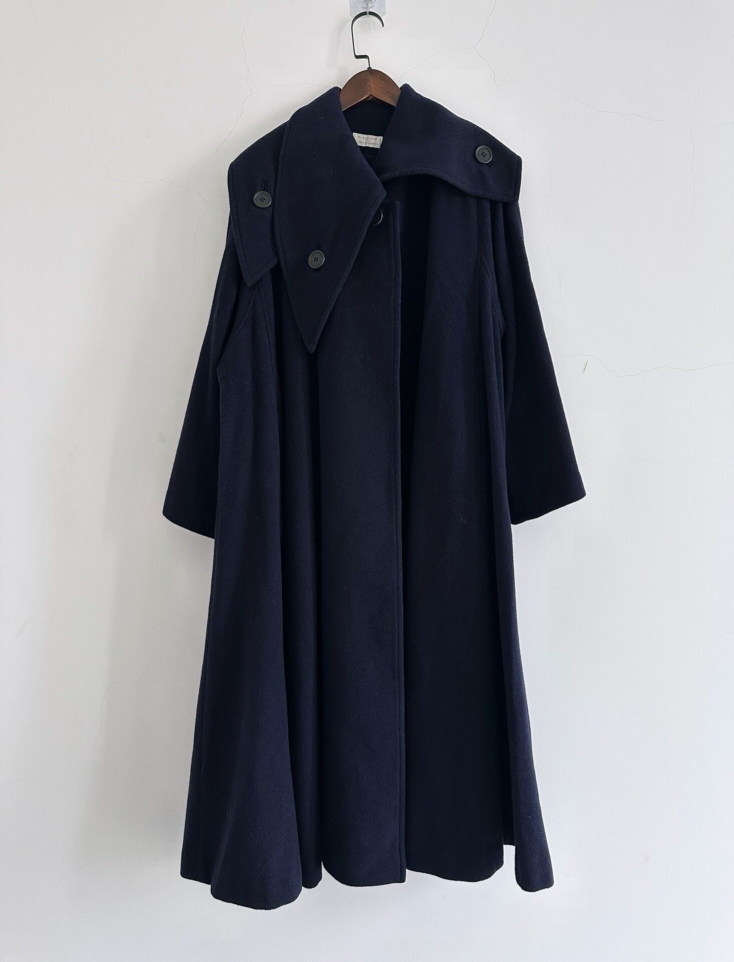 Yohji Yamamoto Vintage Navy Wool Coat