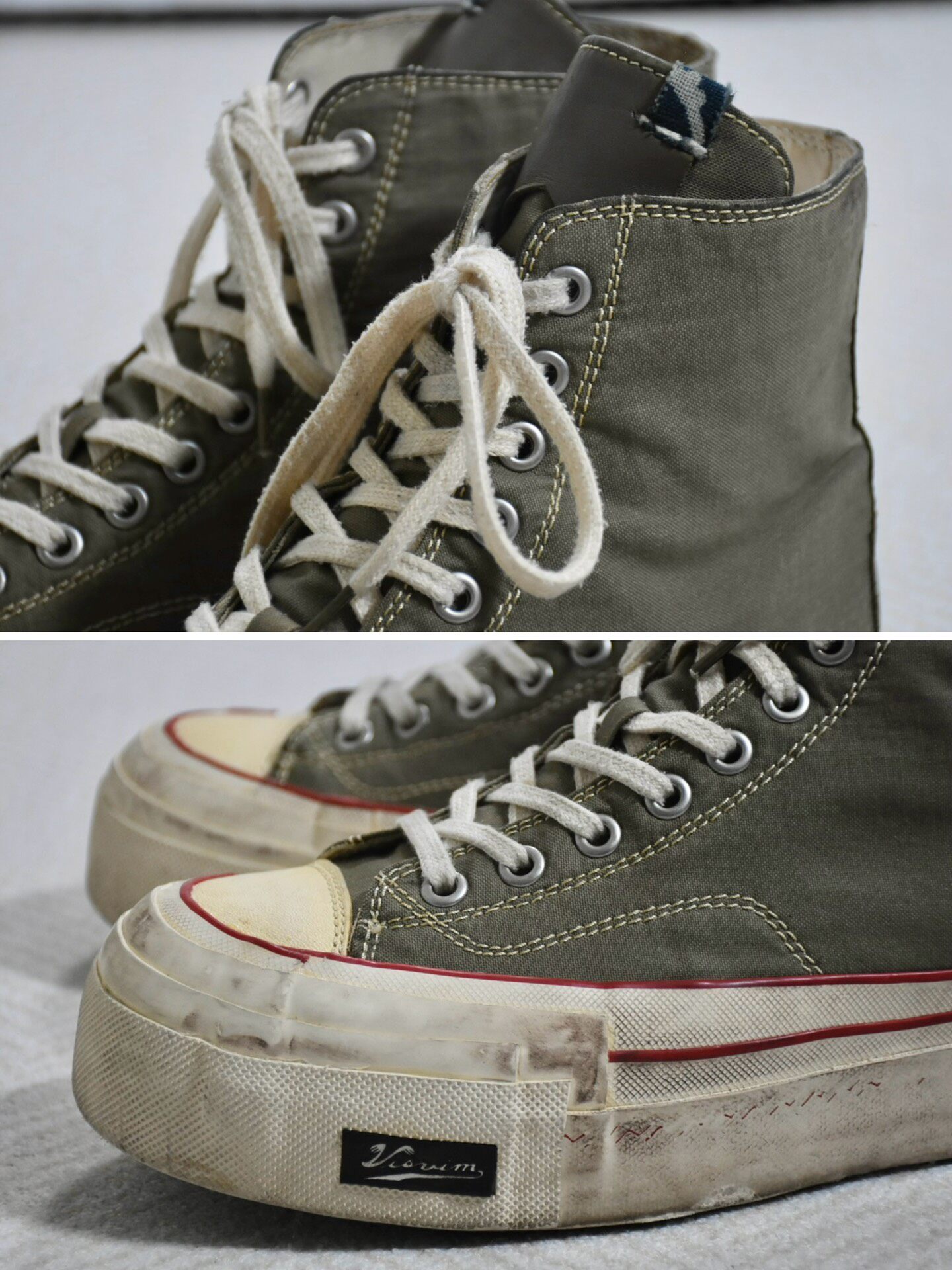 Visvim ICT Skagway Hi Sneakers — detail