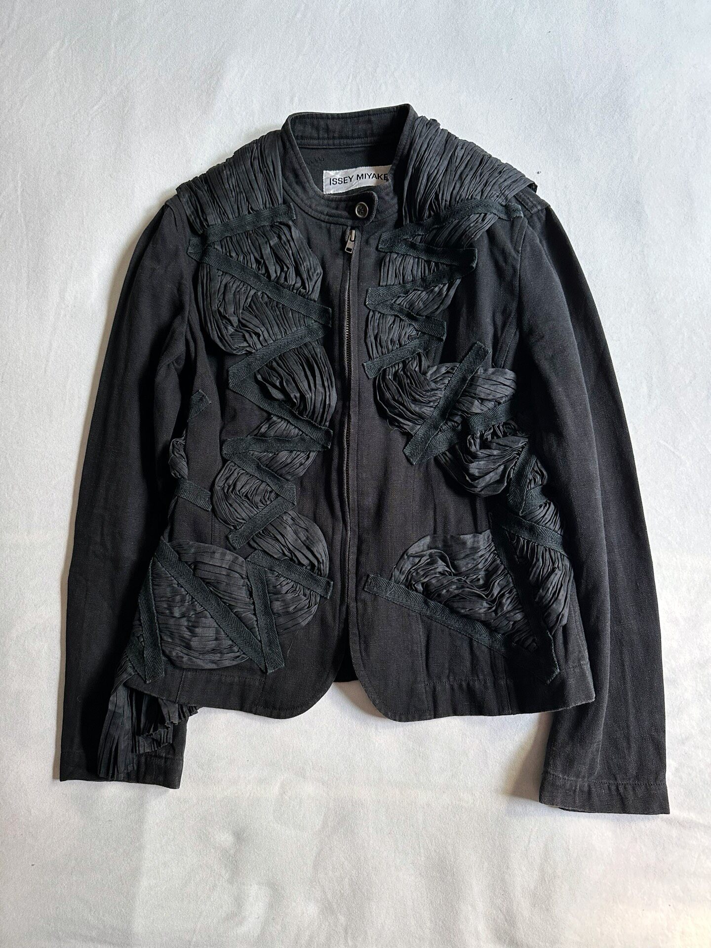 Issey Miyake 2003 Runway Textured Jacket