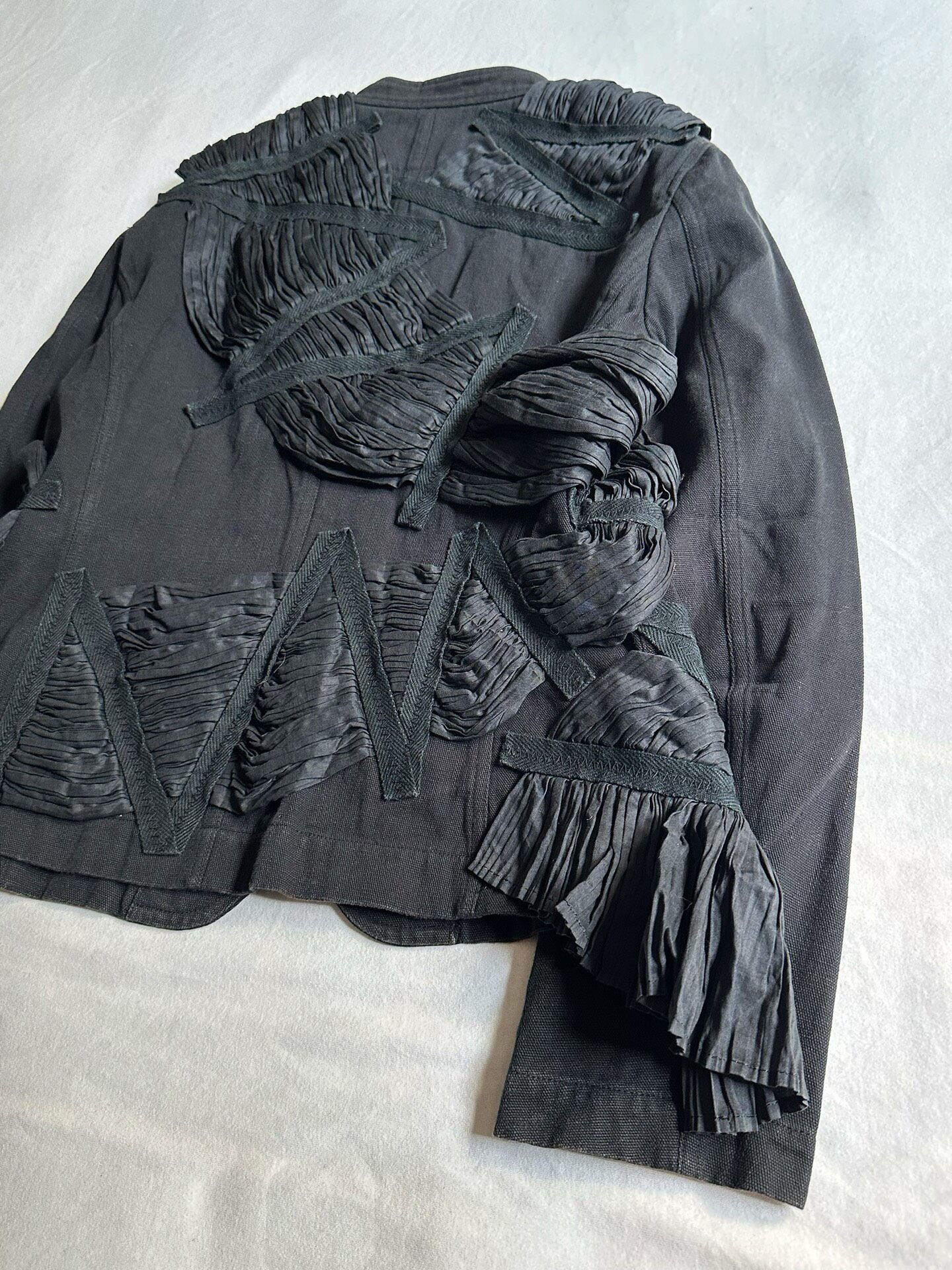 Issey Miyake 2003 Runway Textured Jacket — back