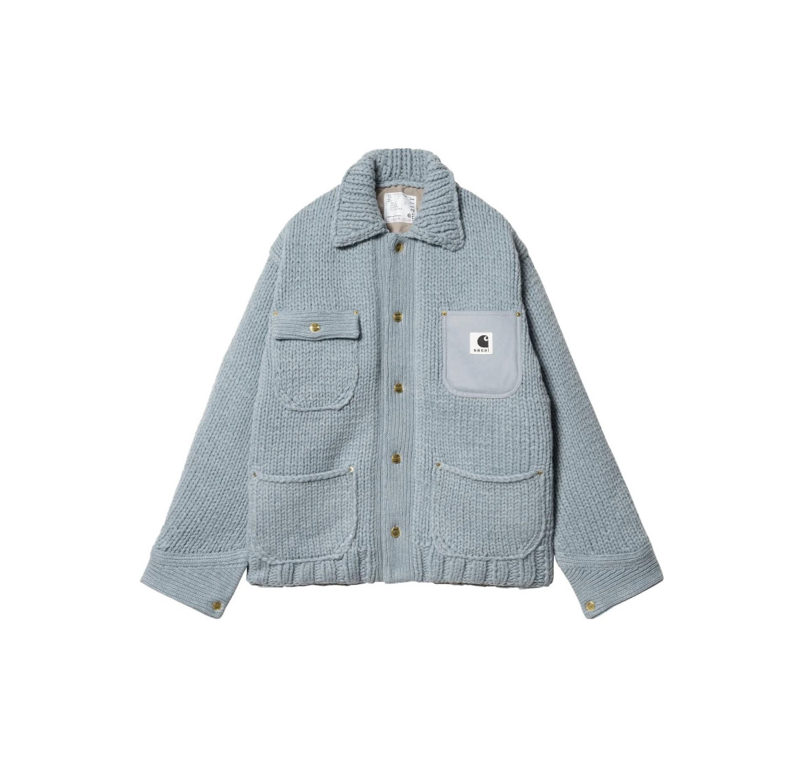 Carhartt x Sacai 23FW Knit Jacket