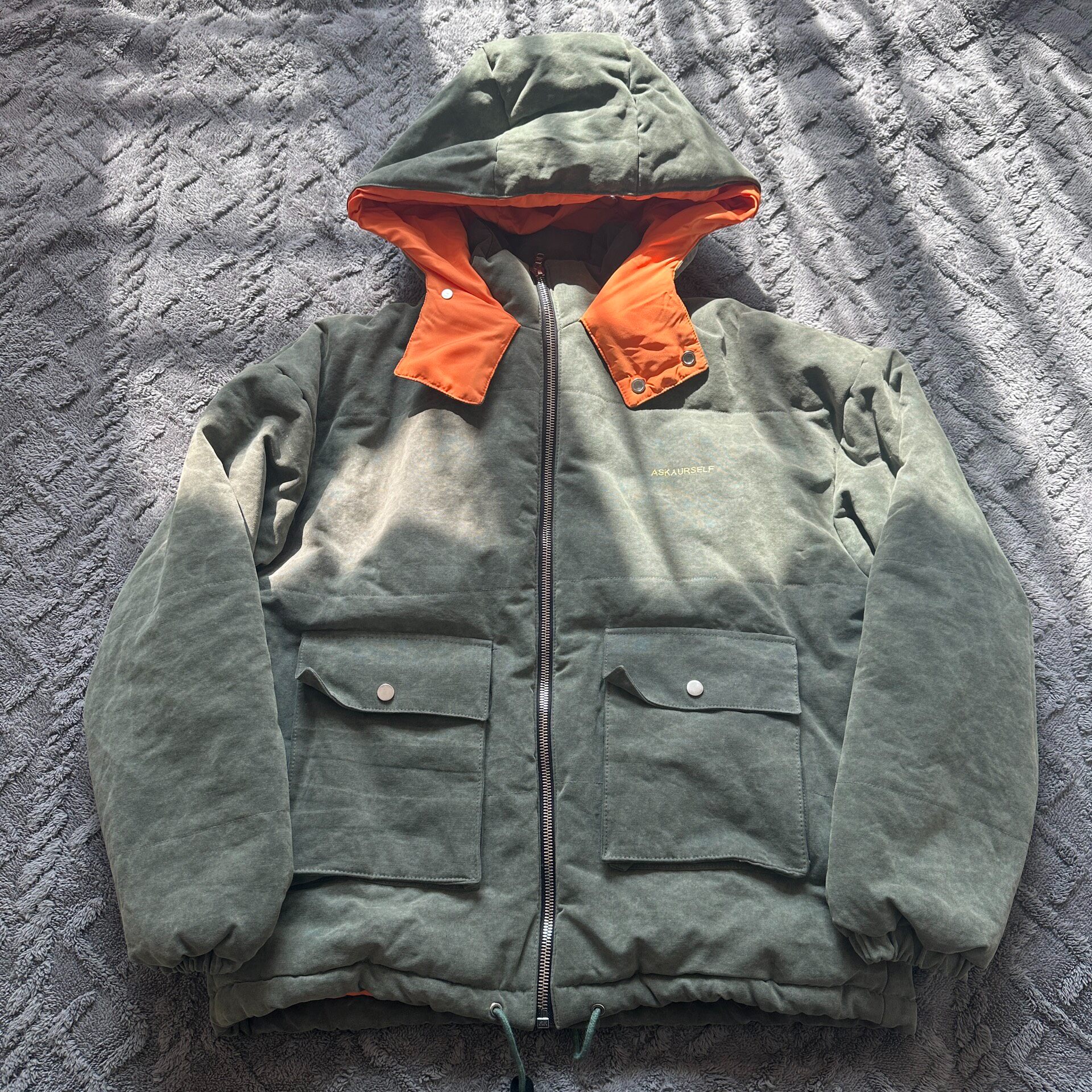 Askyurself FW20 Olive Green Padded Jacket