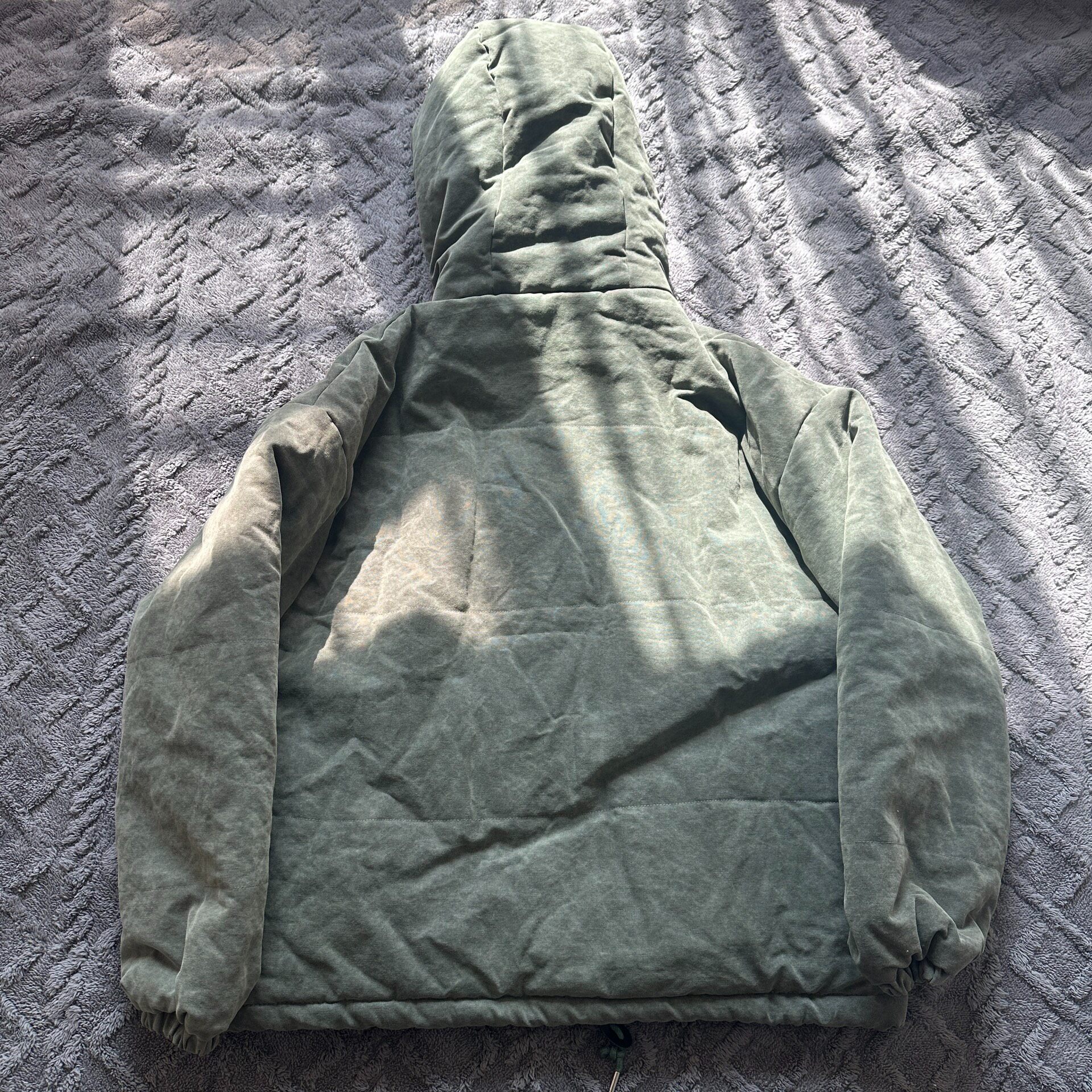 Askyurself FW20 Olive Green Padded Jacket — front