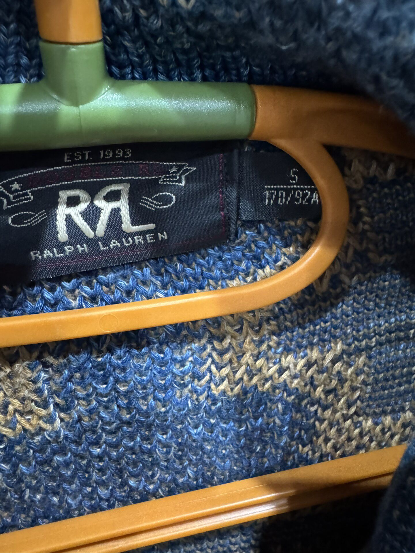 RRL Ralph Lauren Southwest Knit Cardigan — front