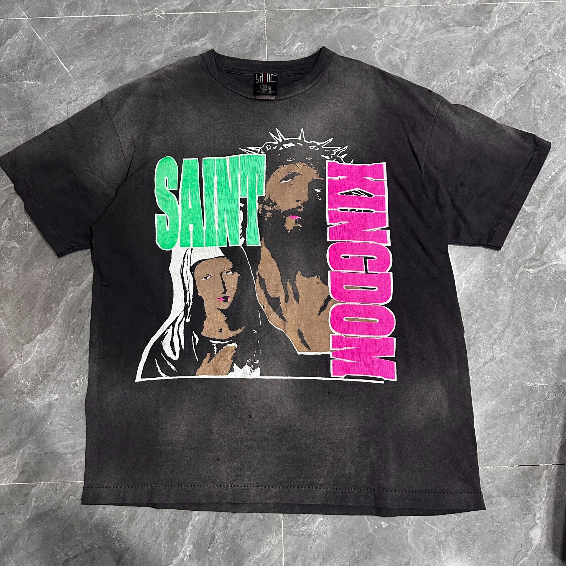 Saint Michael SS24 Lastman Jesus Wash Tee