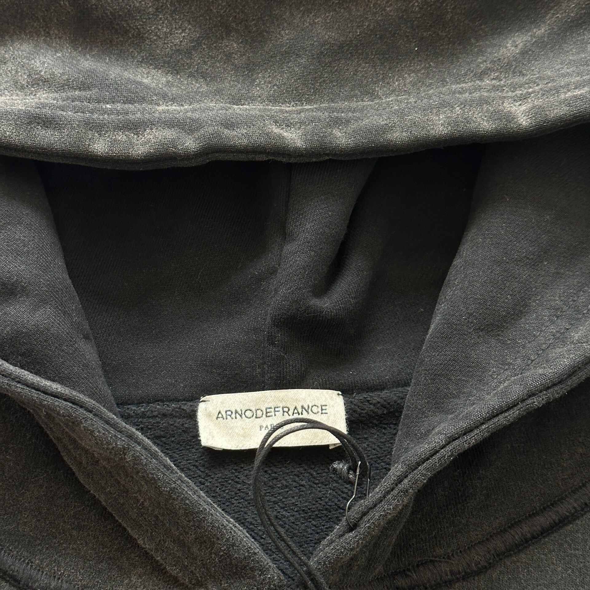 Arnodefrance Cowboy Graphic Hooded Sweatshirt — back