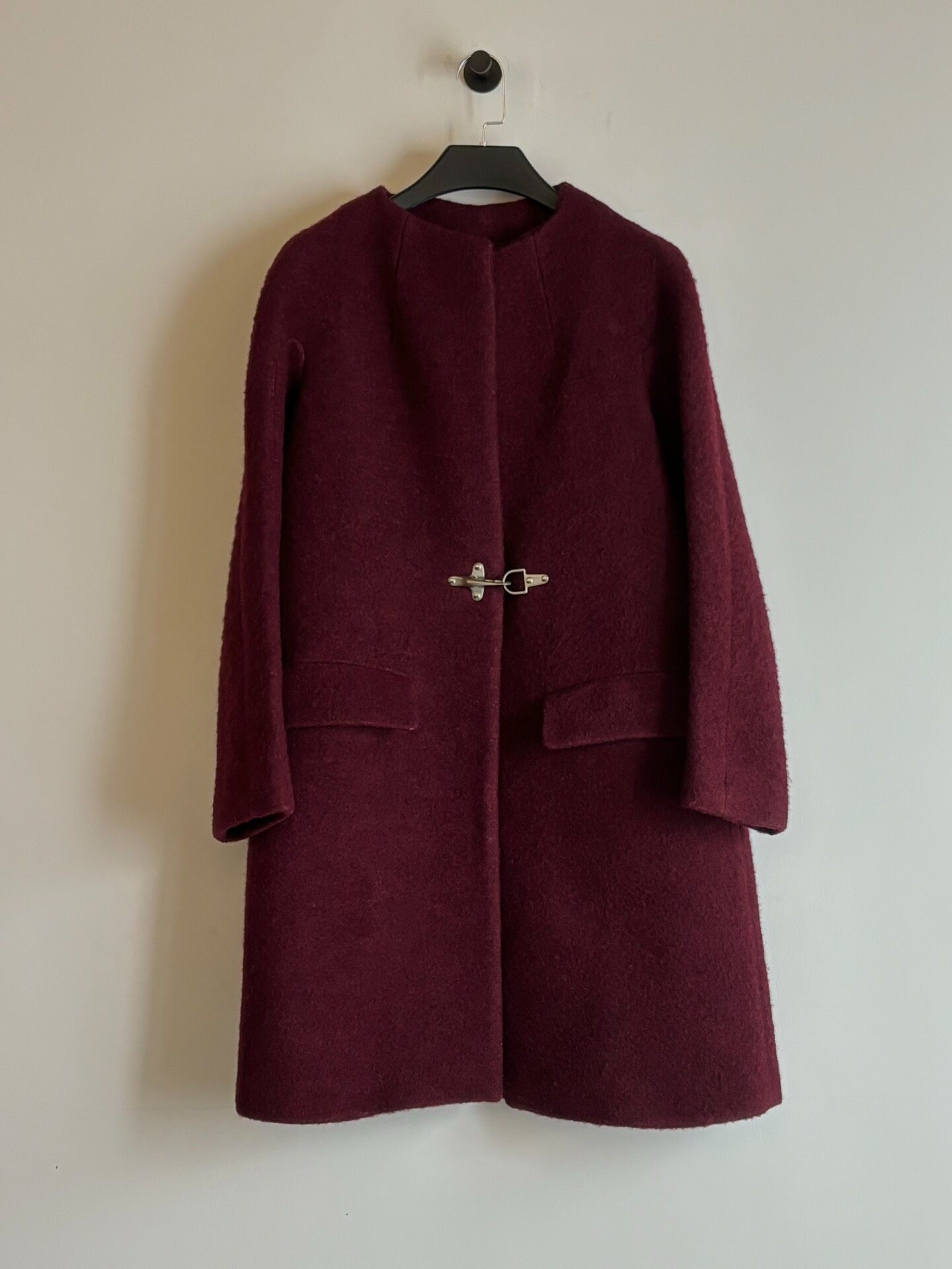 Dries Van Noten AW2014 Bordeaux Coat