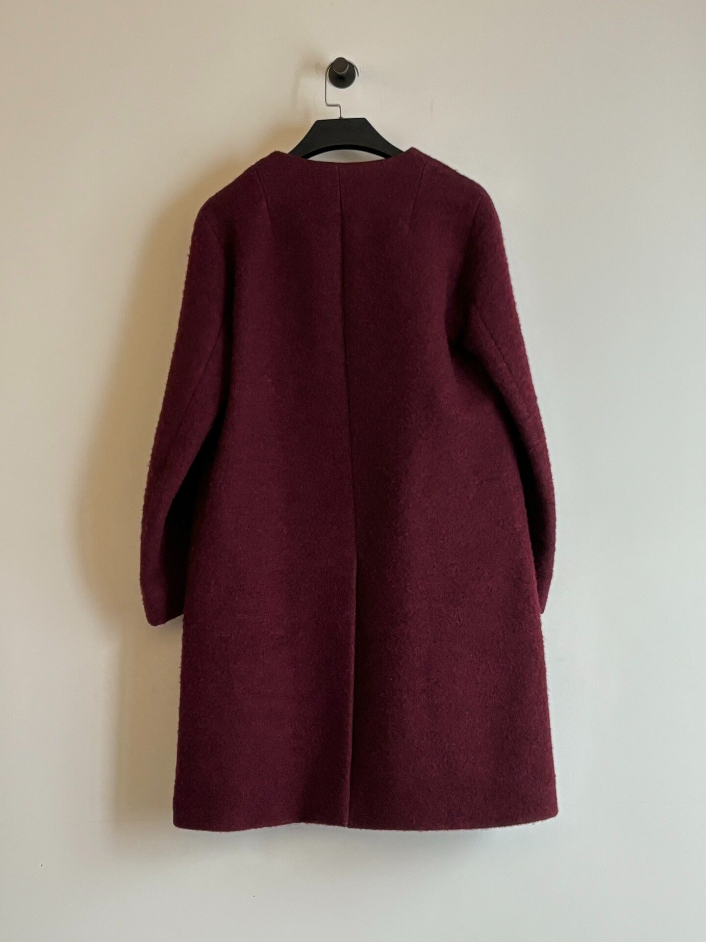 Dries Van Noten AW2014 Bordeaux Coat — label