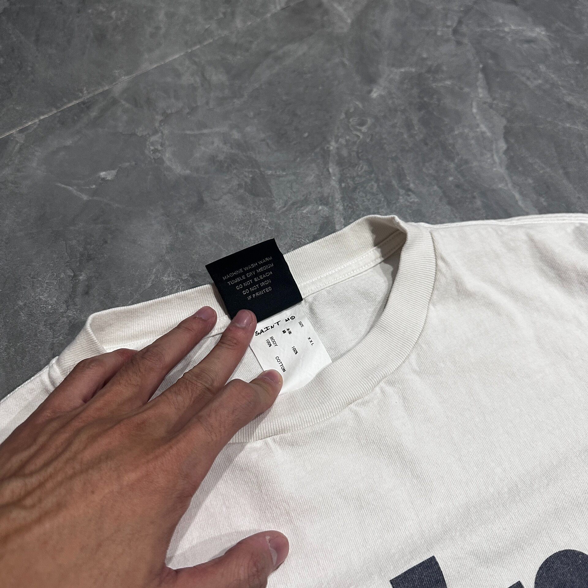 Saint Michael SS24 Abstract Graphic Tee — back