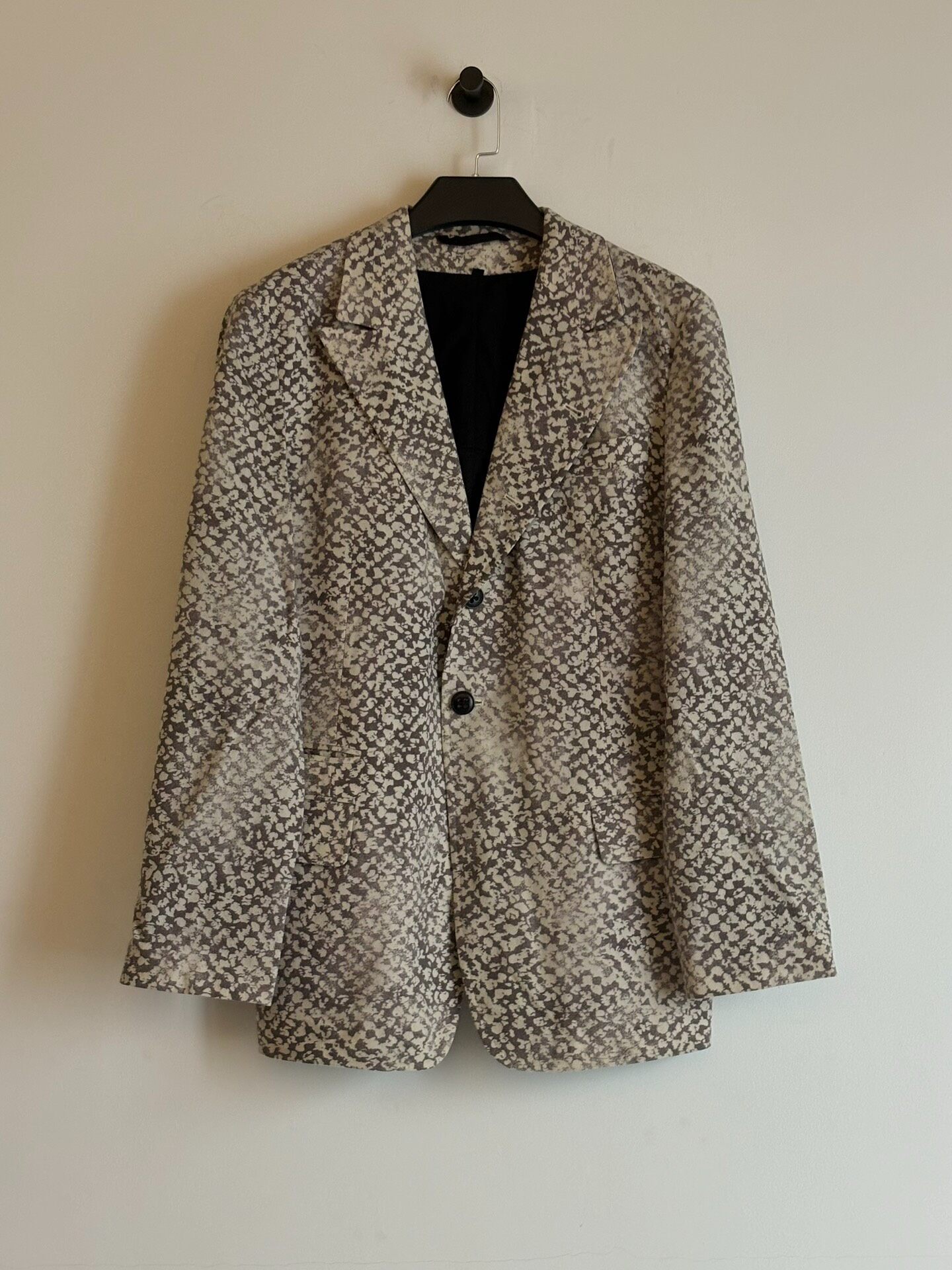 Ann Demeulemeester AW2006 Distressed Wool Blazer — back