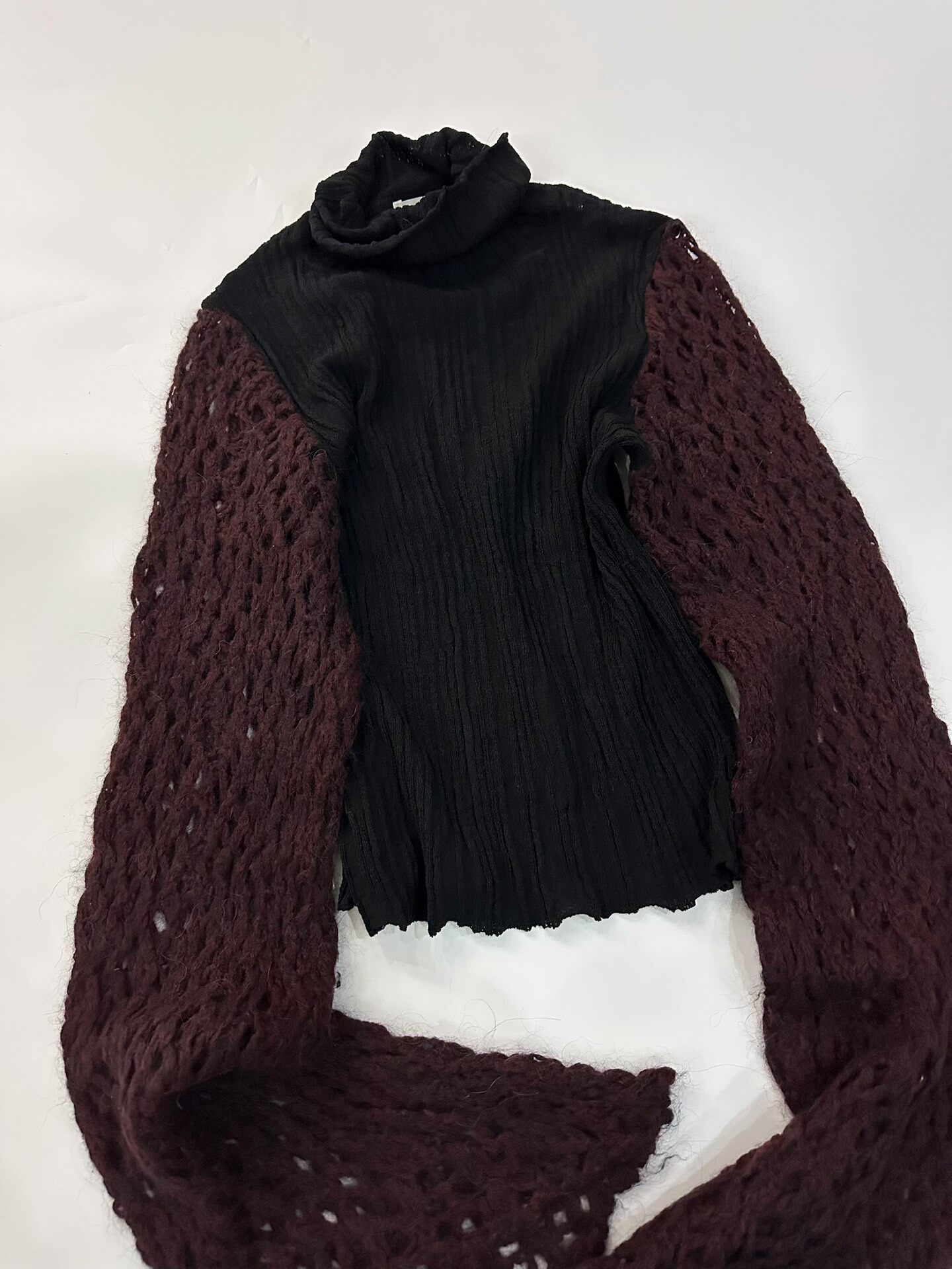 Dries Van Noten Knit Turtleneck Sweater — front
