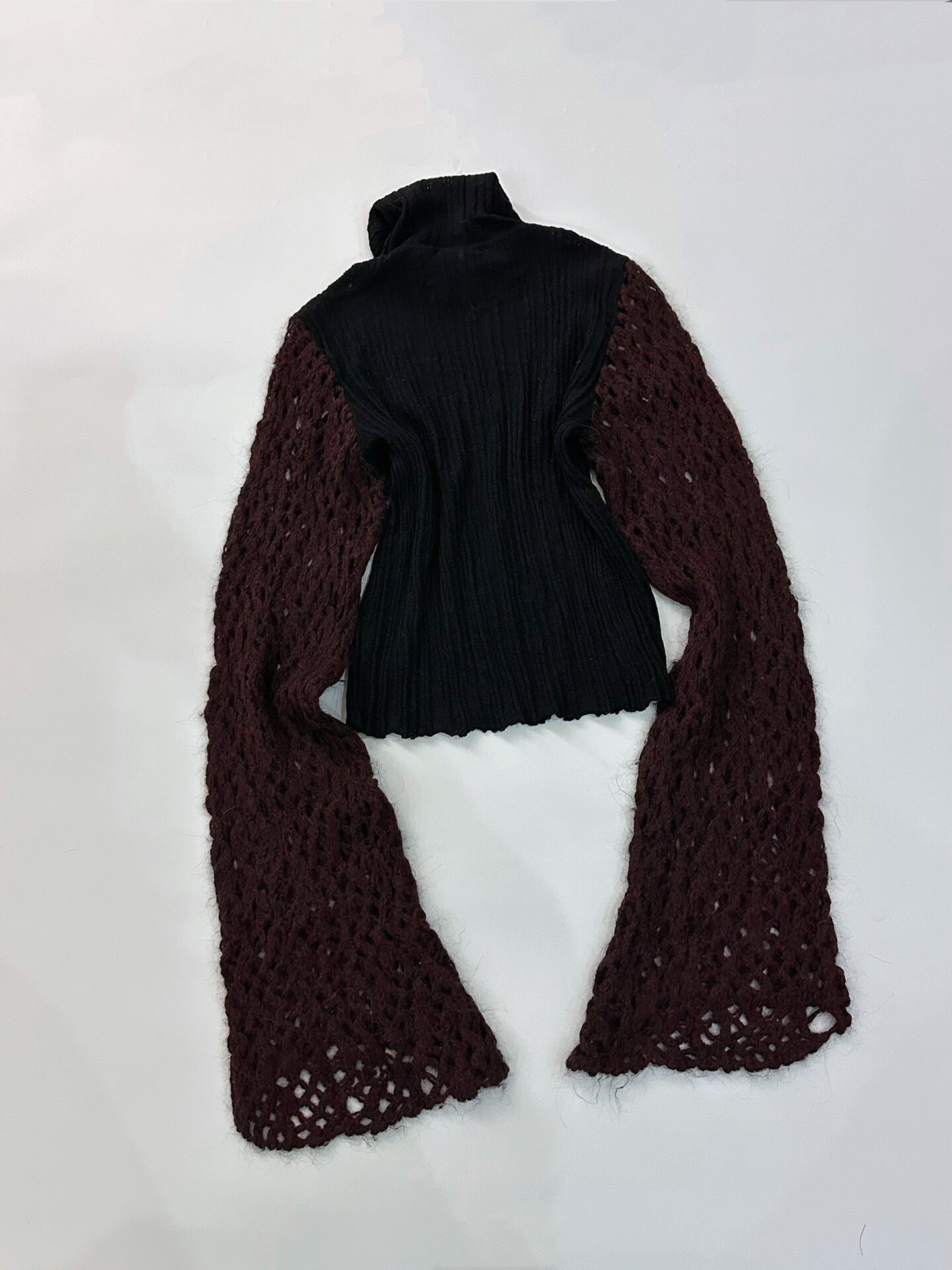 Dries Van Noten Knit Turtleneck Sweater — detail