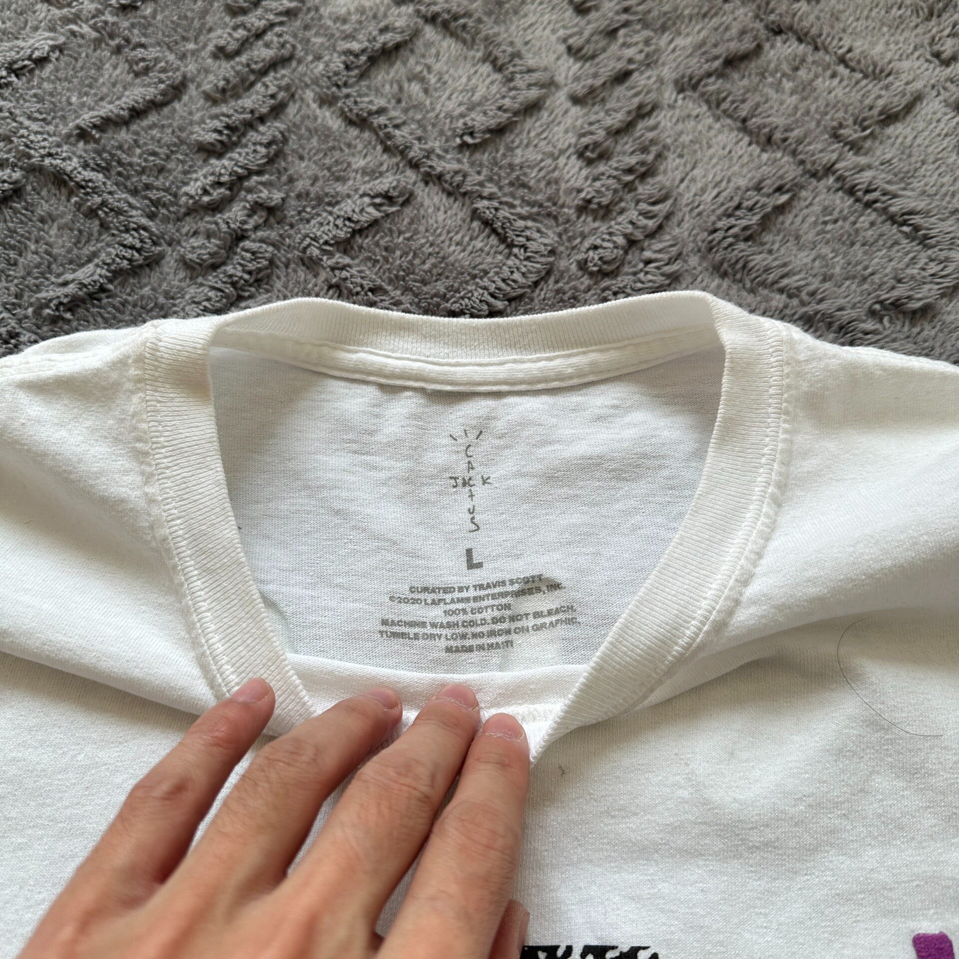 Travis Scott x McDonald's Graphic Tee — back