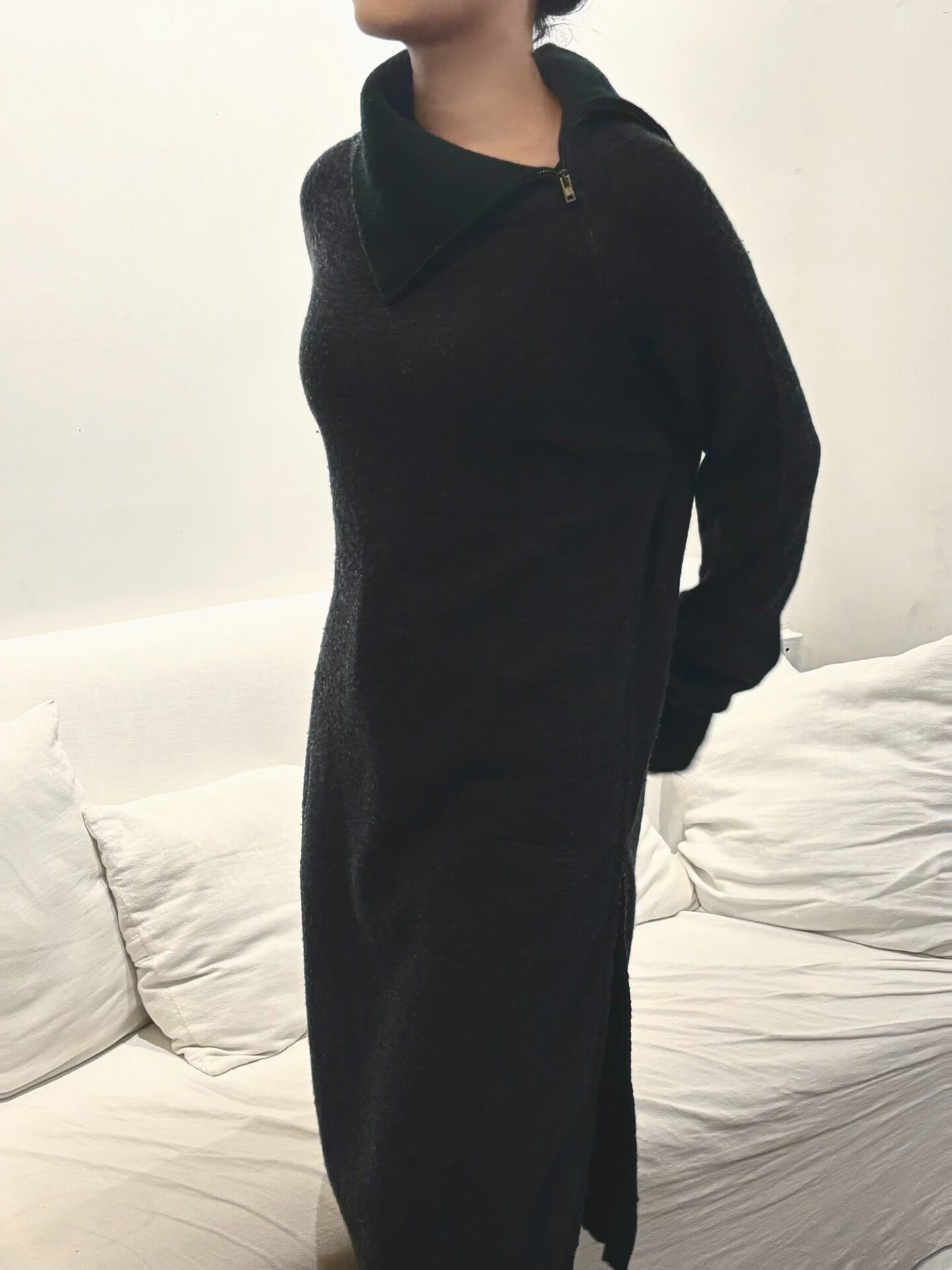 Maison Martin Margiela 2013 Side Zip Wool Dress