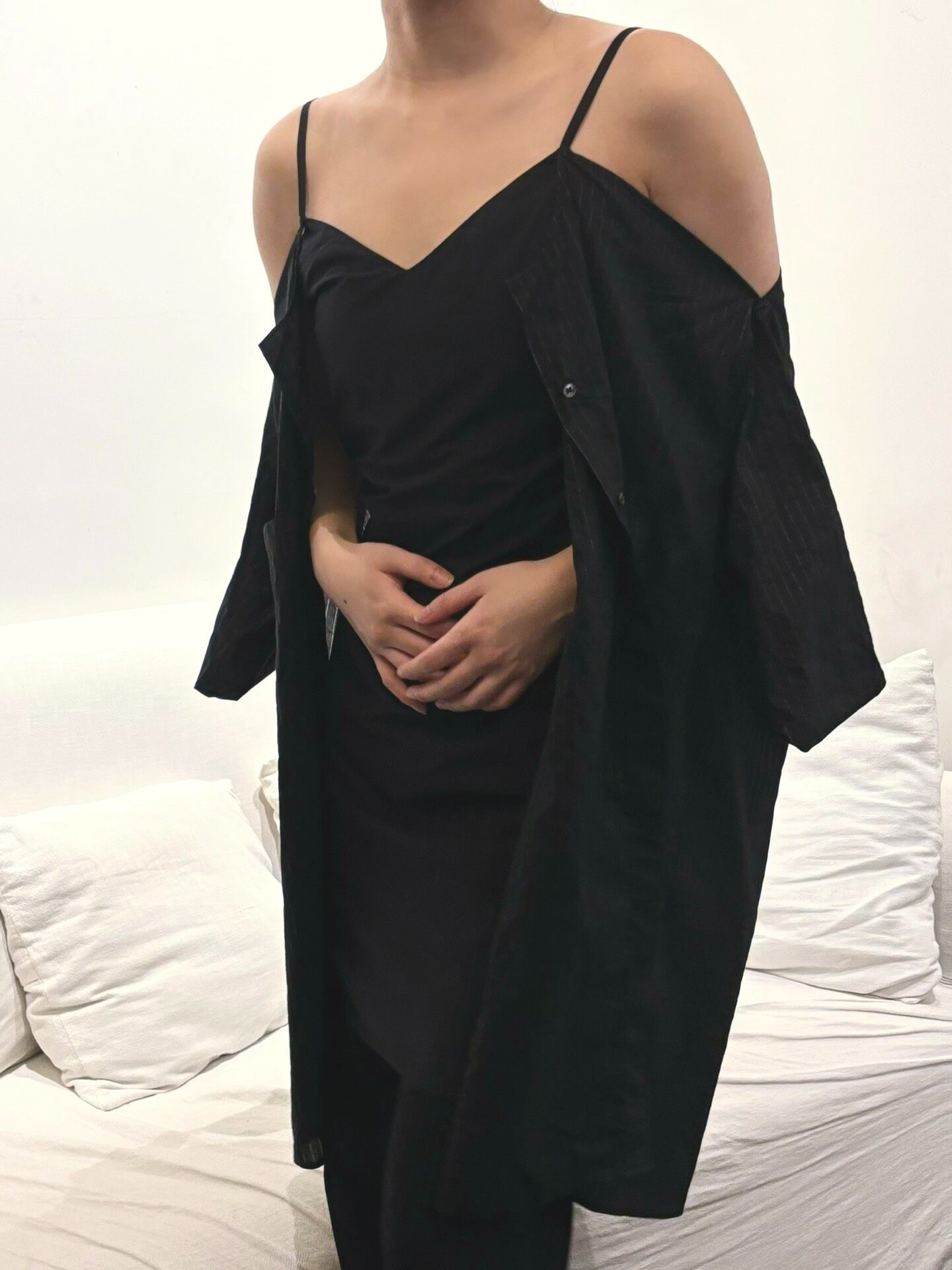 Maison Martin Margiela S/S15 Black Shirt Dress