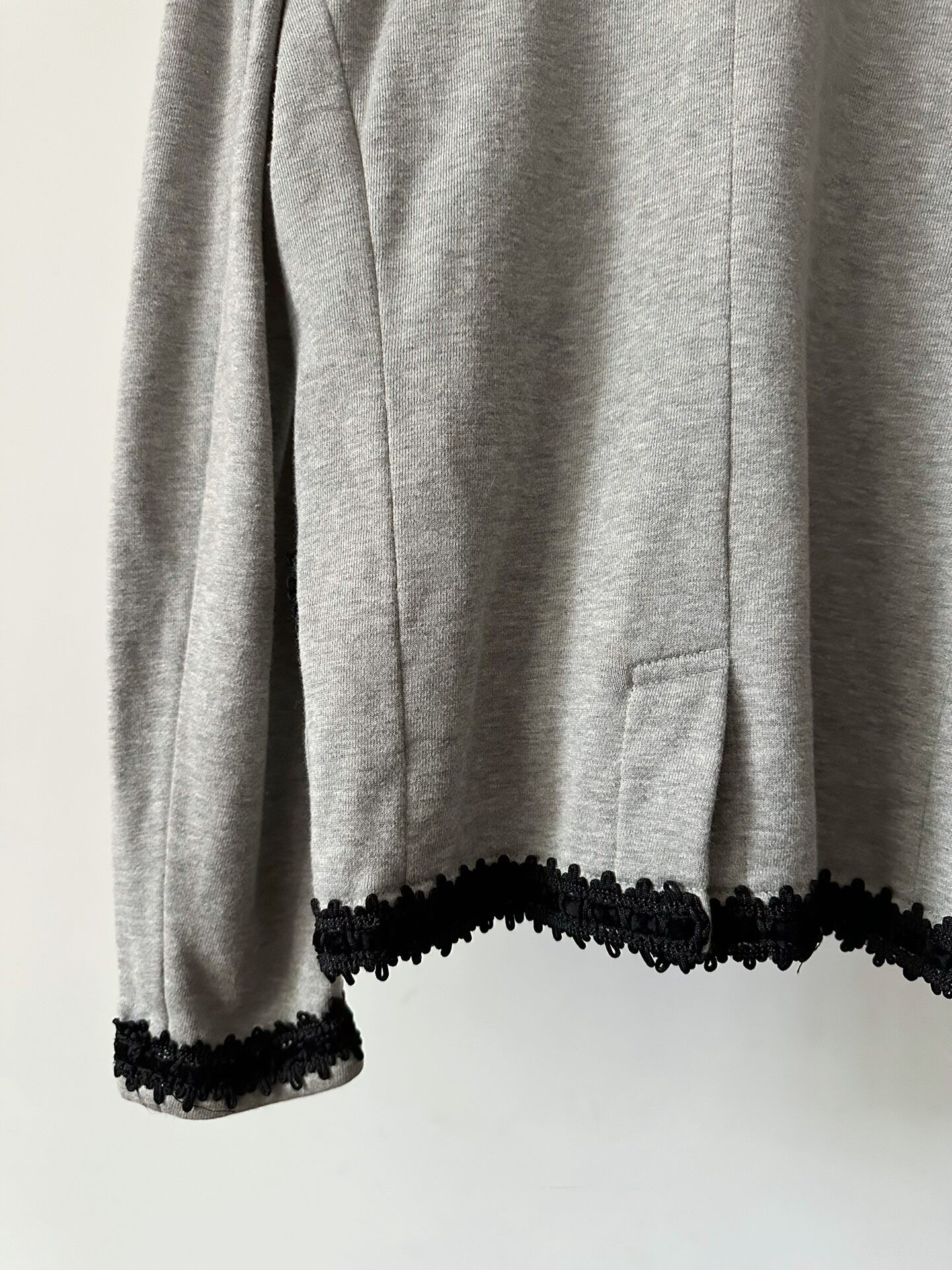 Junya Watanabe 2006 Sequin Lace Jacket — label