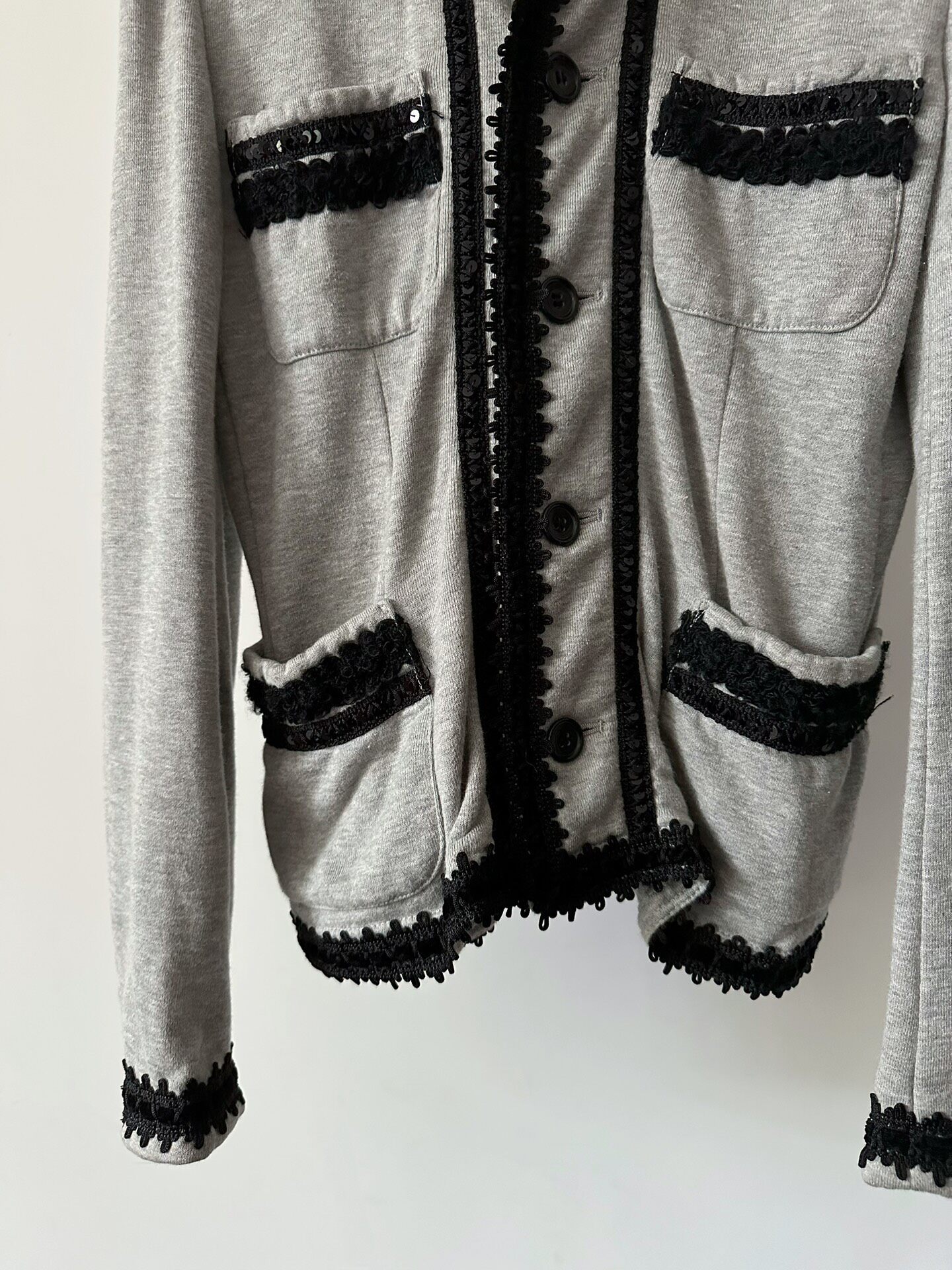 Junya Watanabe 2006 Sequin Lace Jacket — front