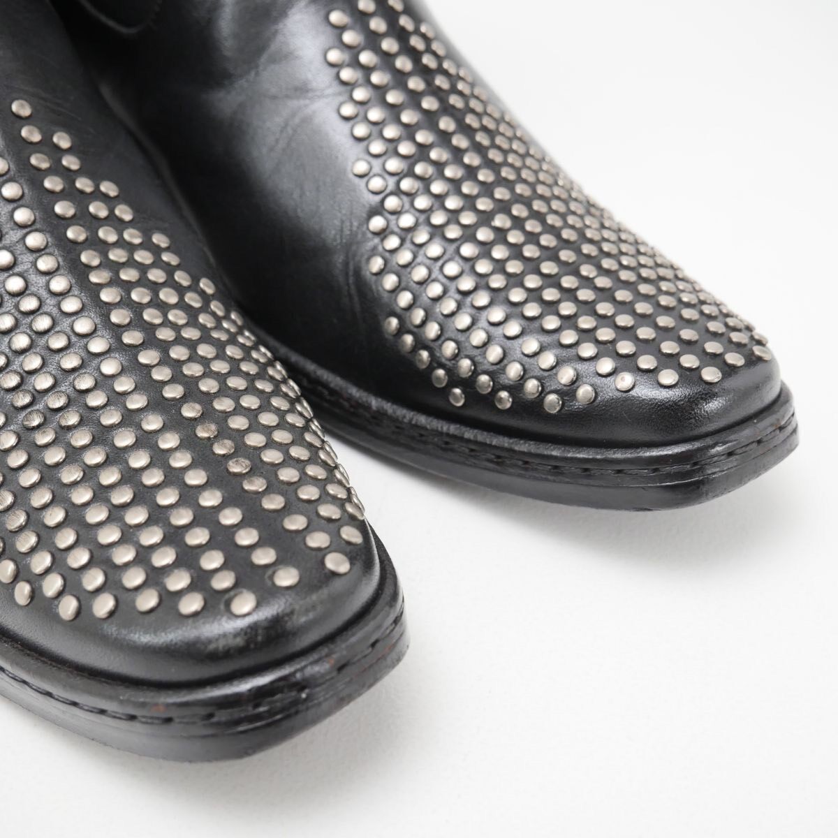 Yohji Yamamoto Black Leather Boots — back
